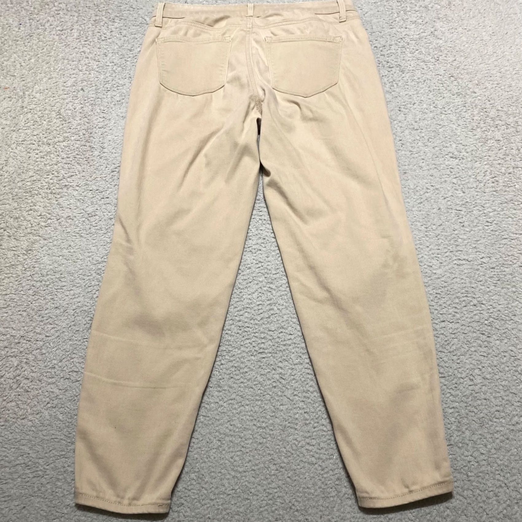 Talbots Talbots Womens Pants 6P Beige Jegging Light Wash Mid Rise Petite Casual Skinny Inseam 25" Size 30" / US 8 / IT 44 - 2 Thumbnail