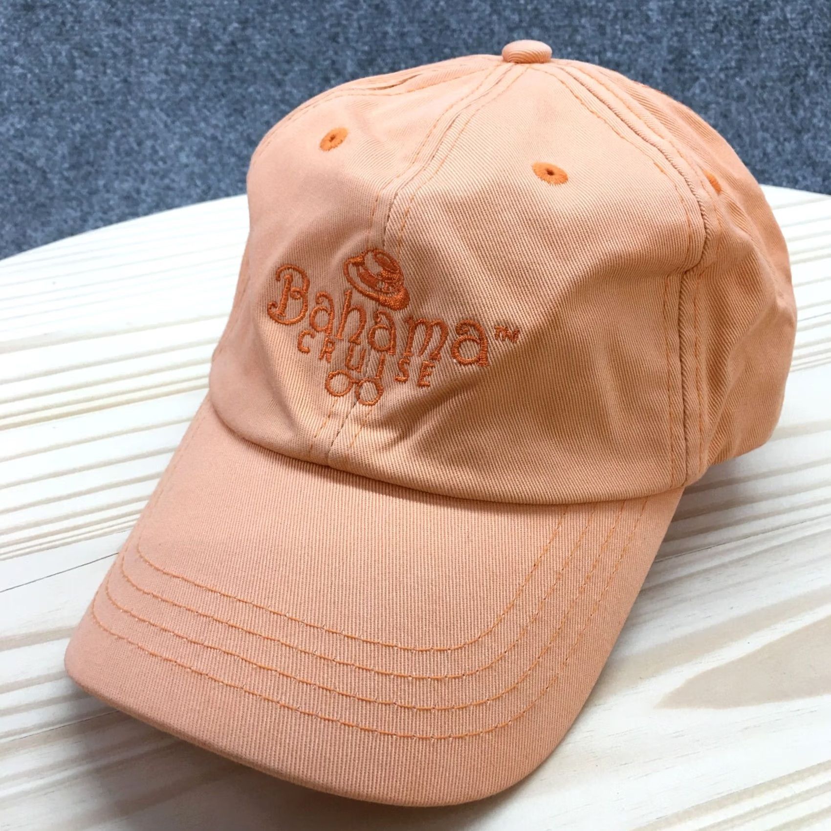 Logo 7 Bahama Cruise Baseball Cap Men Orange OS Adjustable Curved Brim Embroidered Logo Size ONE SIZE - 2 Thumbnail