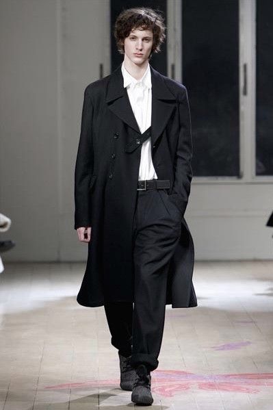 Yohji Yamamoto Yohji Yamamoto Pour Homme A/W 2011 Double Breasted Coat Size US S / EU 44-46 / 1 - 1 Thumbnail