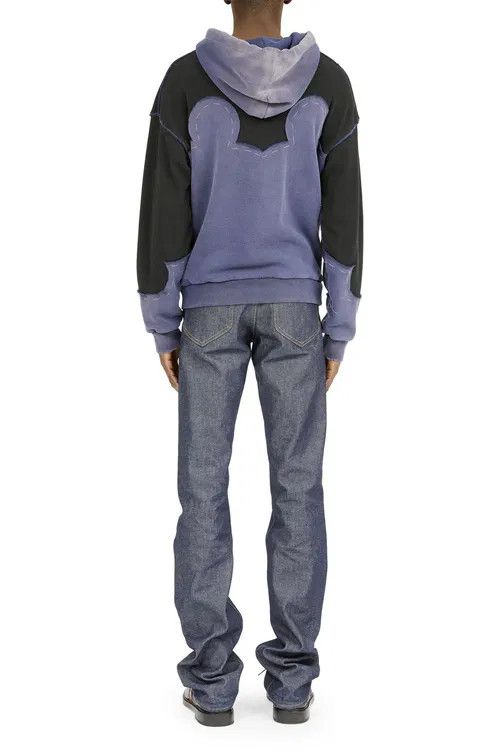 Maison Margiela o1mle0326 Margiela Western Decortique Hoodie in Vintage Blue Size US XL / EU 56 / 4 - 7 Thumbnail