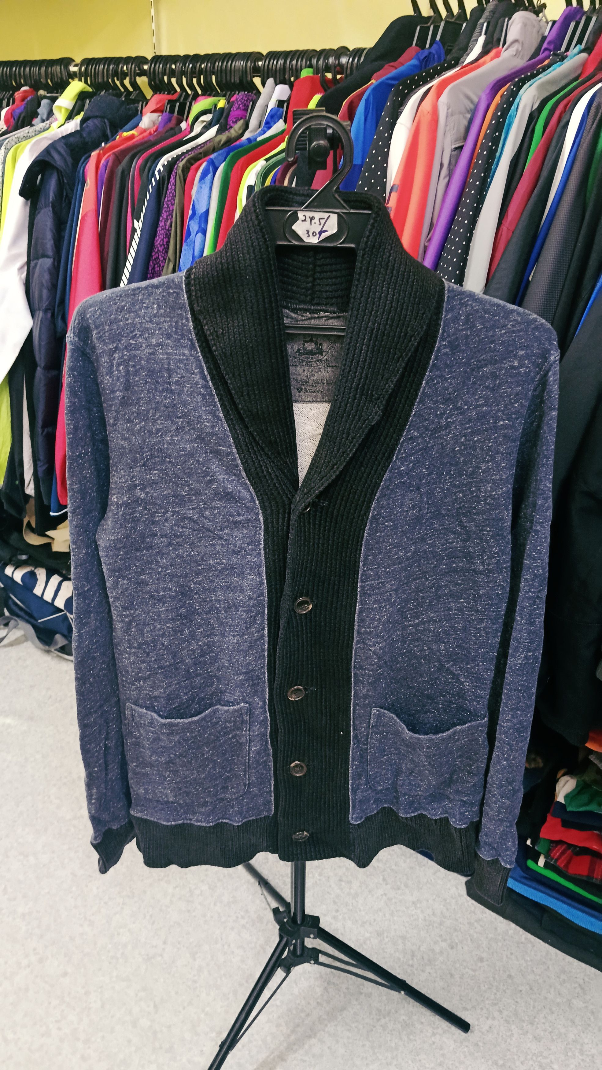 Japanese Brand Vintage TK Mixpice Shawl Collar Button Up Cardigan Sweater Size US M / EU 48-50 / 2 - 1 Thumbnail