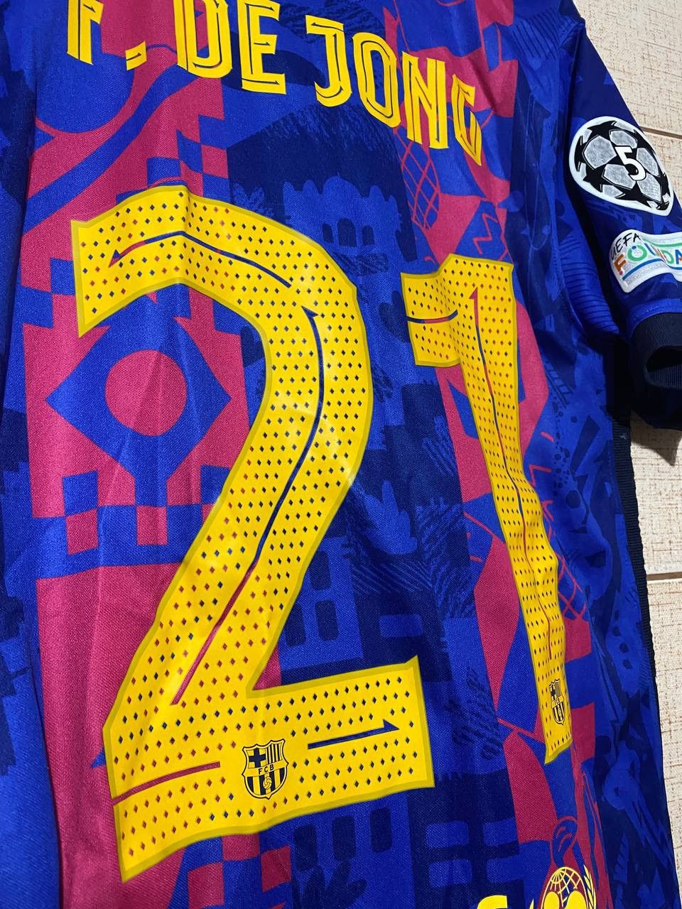 FC Barcelona 2021/22 Special Edition Jersey – De Jong 21