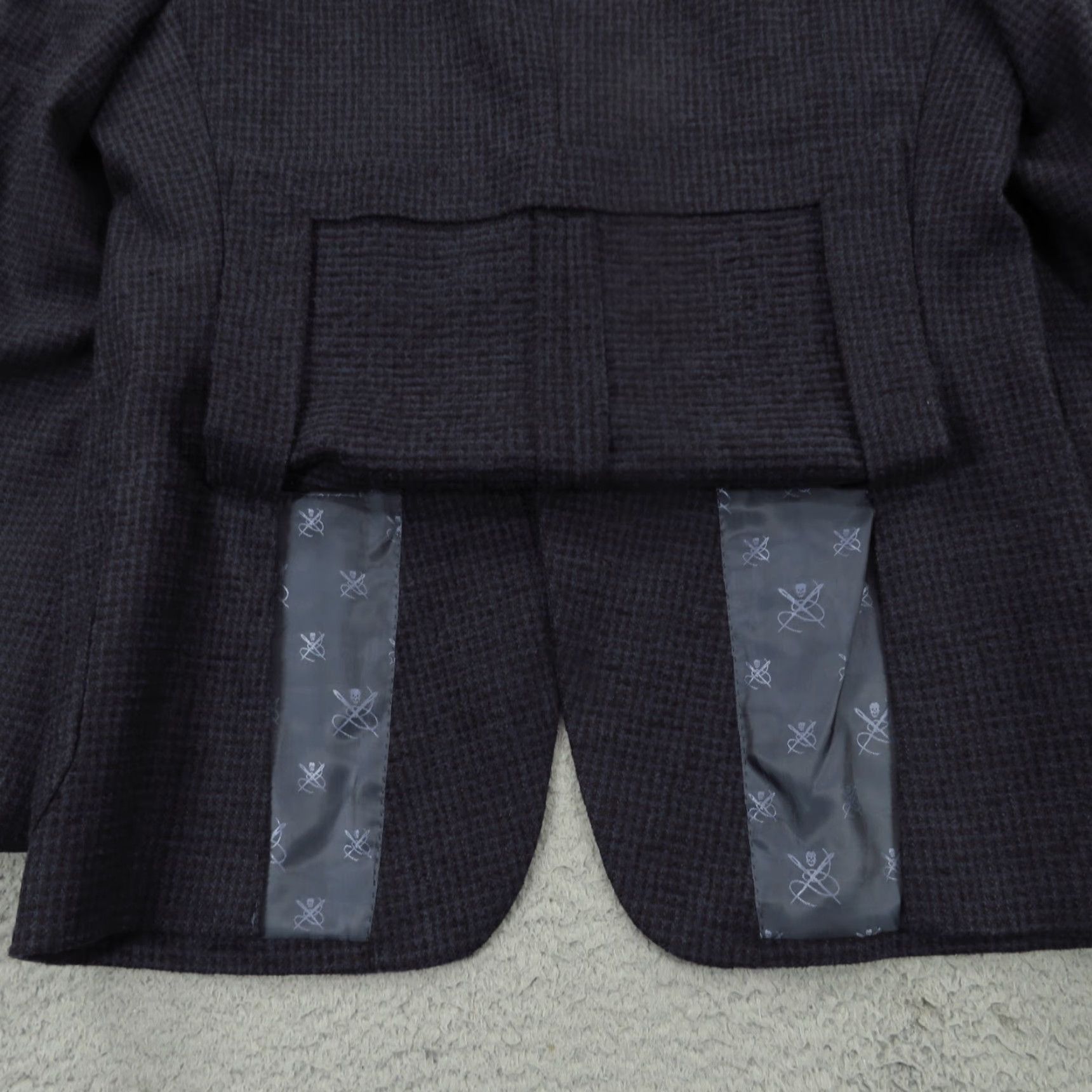John Varvatos VINTAGE John Varvatos Blazer Men 40R Navy Wool Silk Cotton Chore Travel Bond Jacket USA Size 40R - 6 Thumbnail