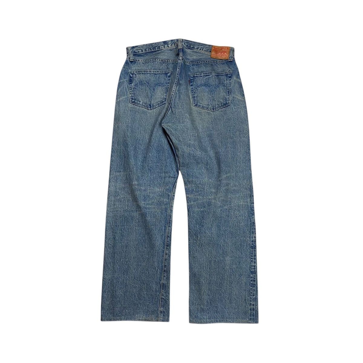 Japanese Brand × Sugar Cane × Vintage Sugarc Cane & Co. Selvedge Distressed Washed Denim Pants Size US 38 / EU 54 - 2 Thumbnail