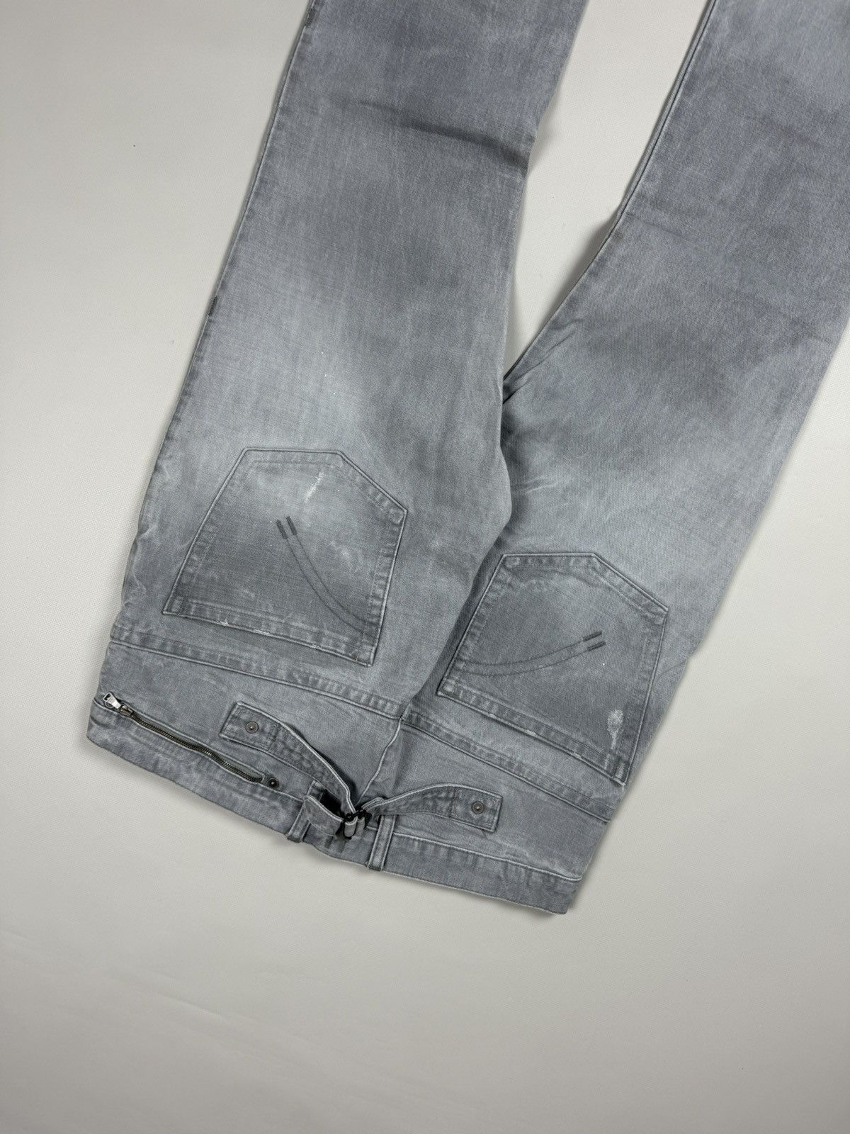 Neil Barrett Neil Barrett Men’s Back Buckle Distressed Denim Jeans Size US 34 / EU 50 - 19 Thumbnail
