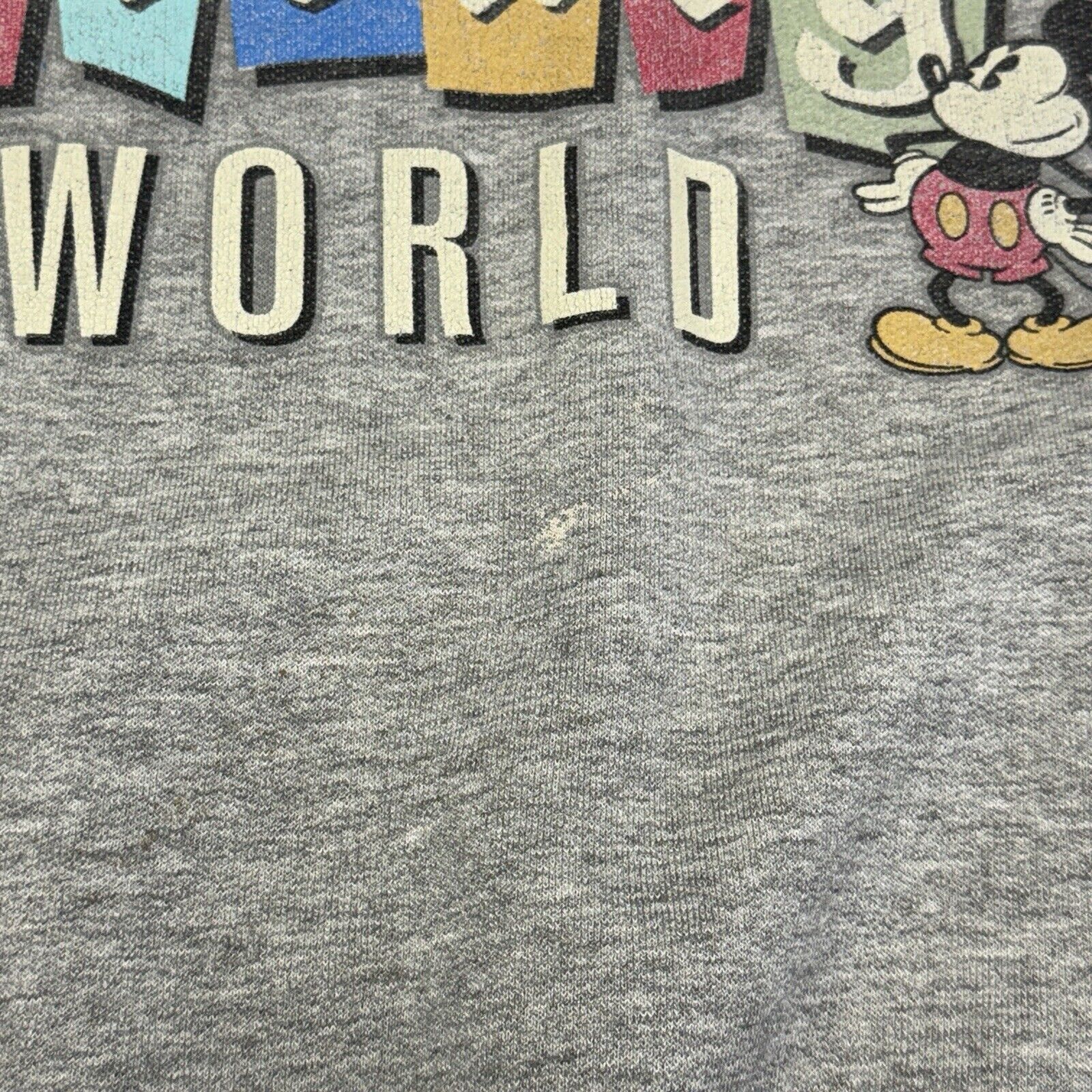 Disney Vintage Walt Disney World Sweatshirt Adult Small Gray Crew N Size US S / EU 44-46 / 1 - 5 Thumbnail