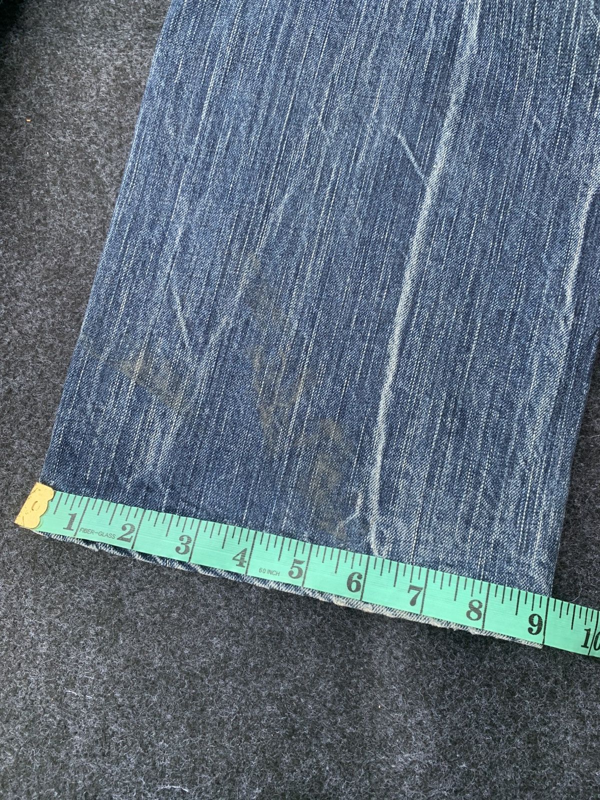 Edwin Baggy Edwin 505z selvedge.crazy shaped like lightning. Size US 31 - 11 Thumbnail