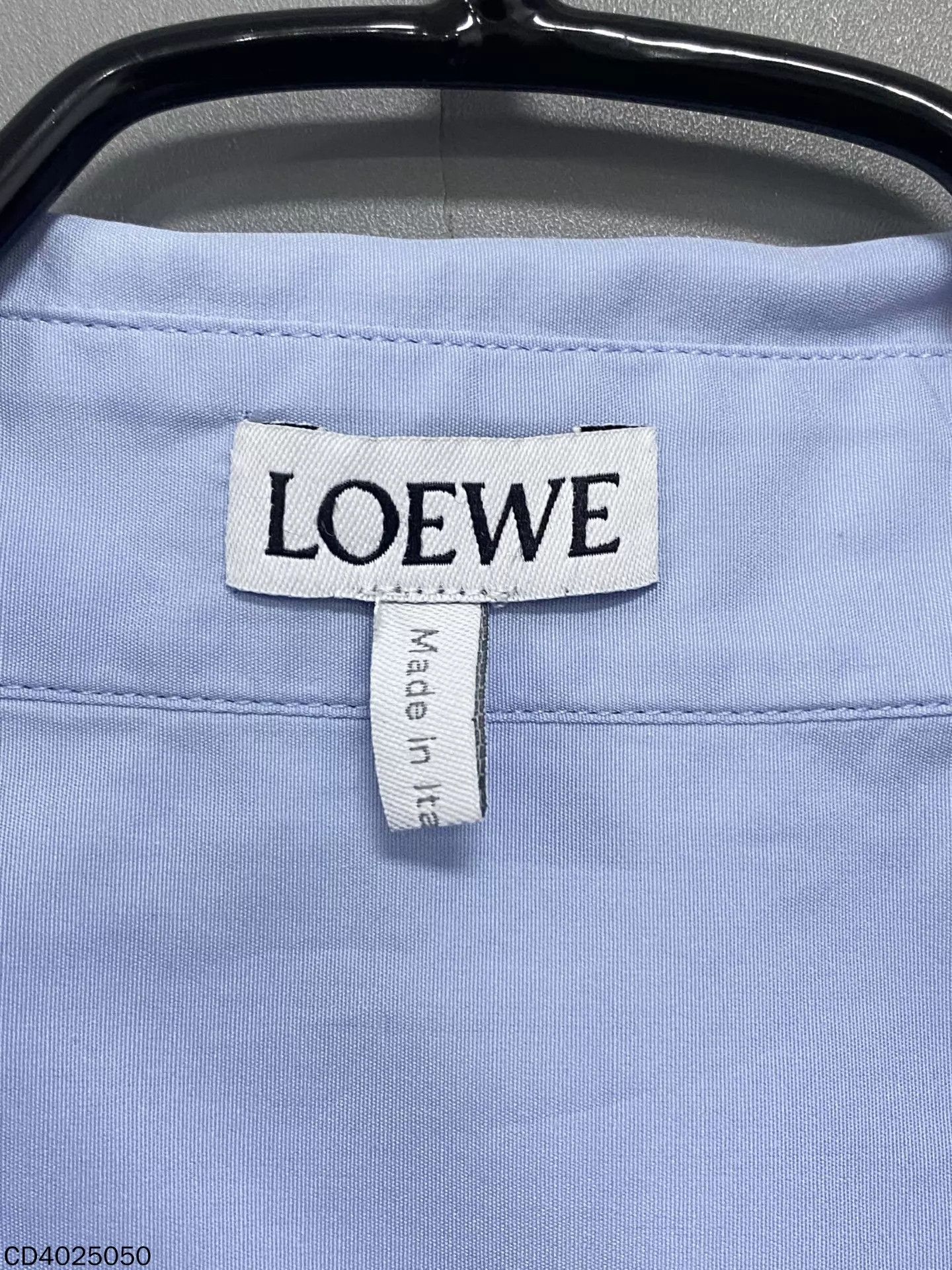 Loewe LOEWE ss26 light blue logo long sleeve shirt 38 Size US S / EU 44-46 / 1 - 4 Thumbnail