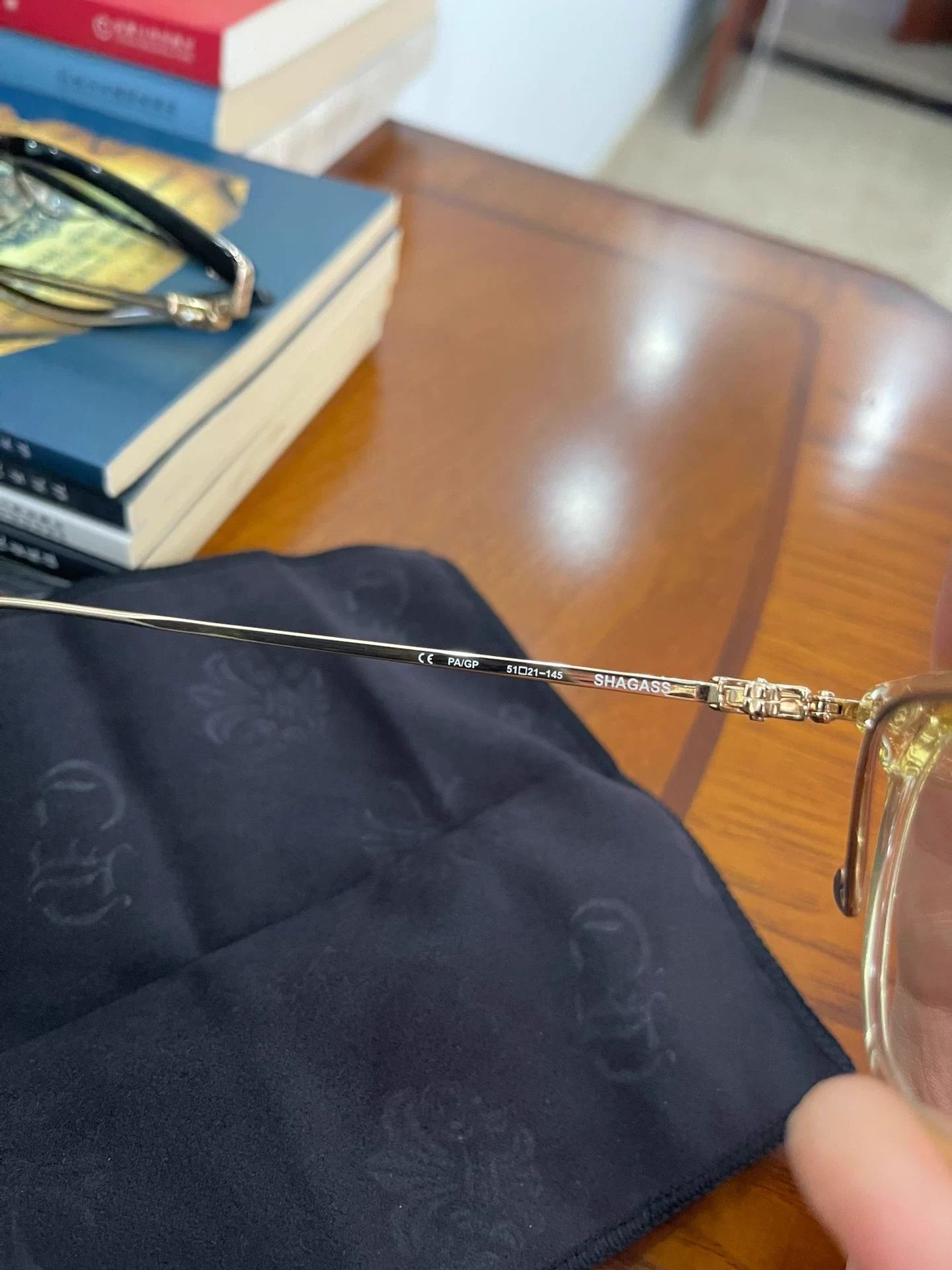 Chrome Hearts Chrome Hearts Gold-Tone Photochromic Glasses (1x Worn) Size ONE SIZE - 5 Thumbnail