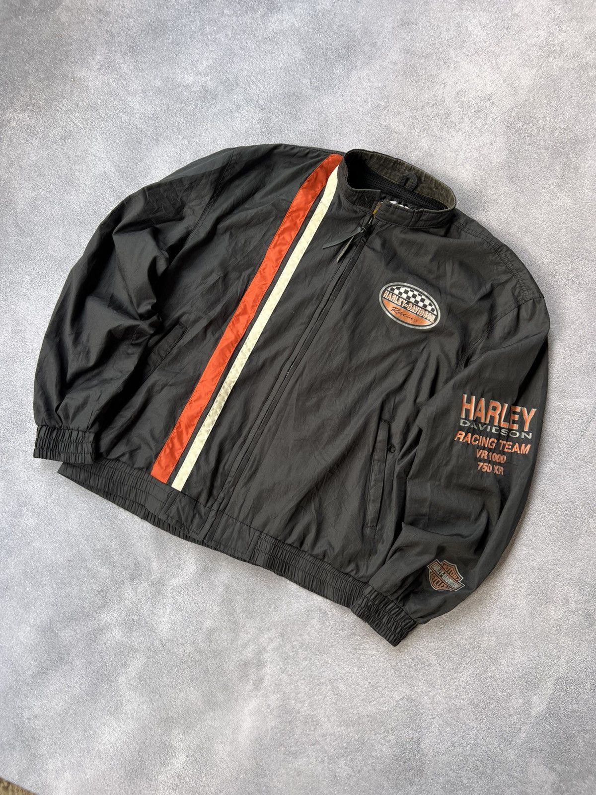 Harley Davidson 🔥 Harley-Davidson Racing Team Windbreaker XL Reflective Logo Size US XL / EU 56 / 4 - 2 Thumbnail