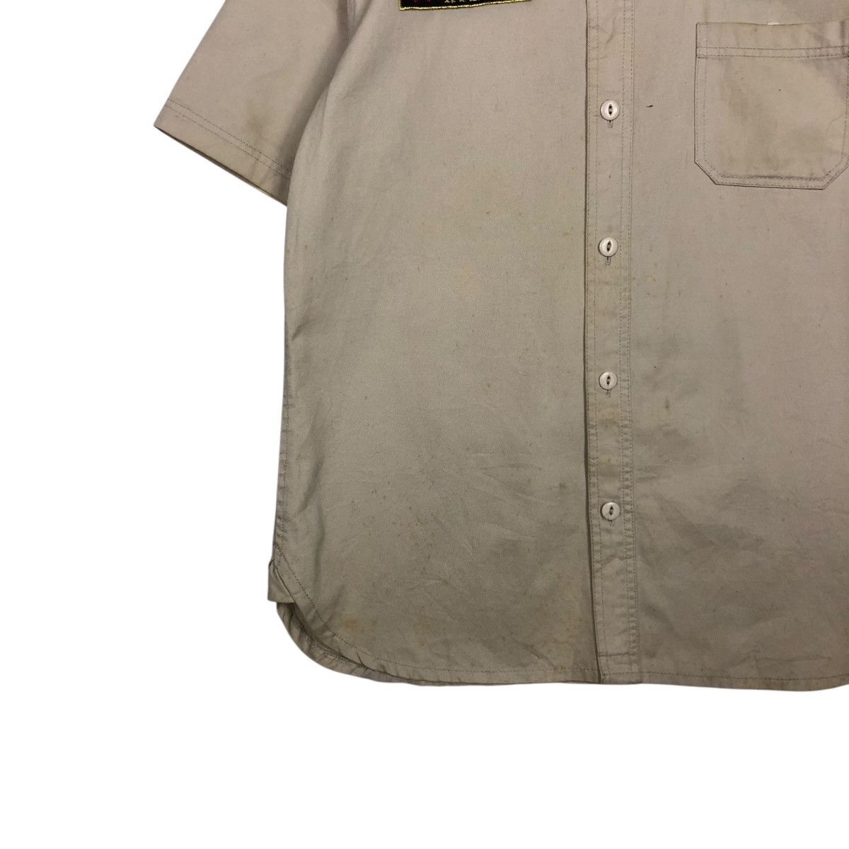 Hysteric Glamour 🔥VINTAGE WORK SHIRT BOWLING BUTTON UPS DIVINE RETRIBUTION Size US XL / EU 56 / 4 - 6 Thumbnail