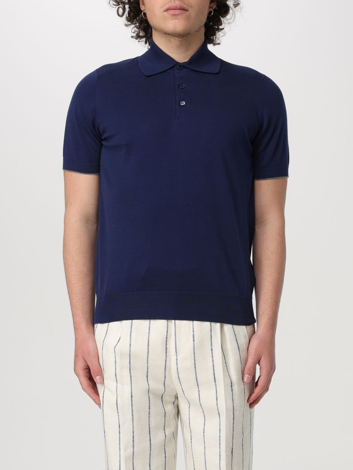 image of Brunello Cucinelli Sweater Men Blue (Size Large)