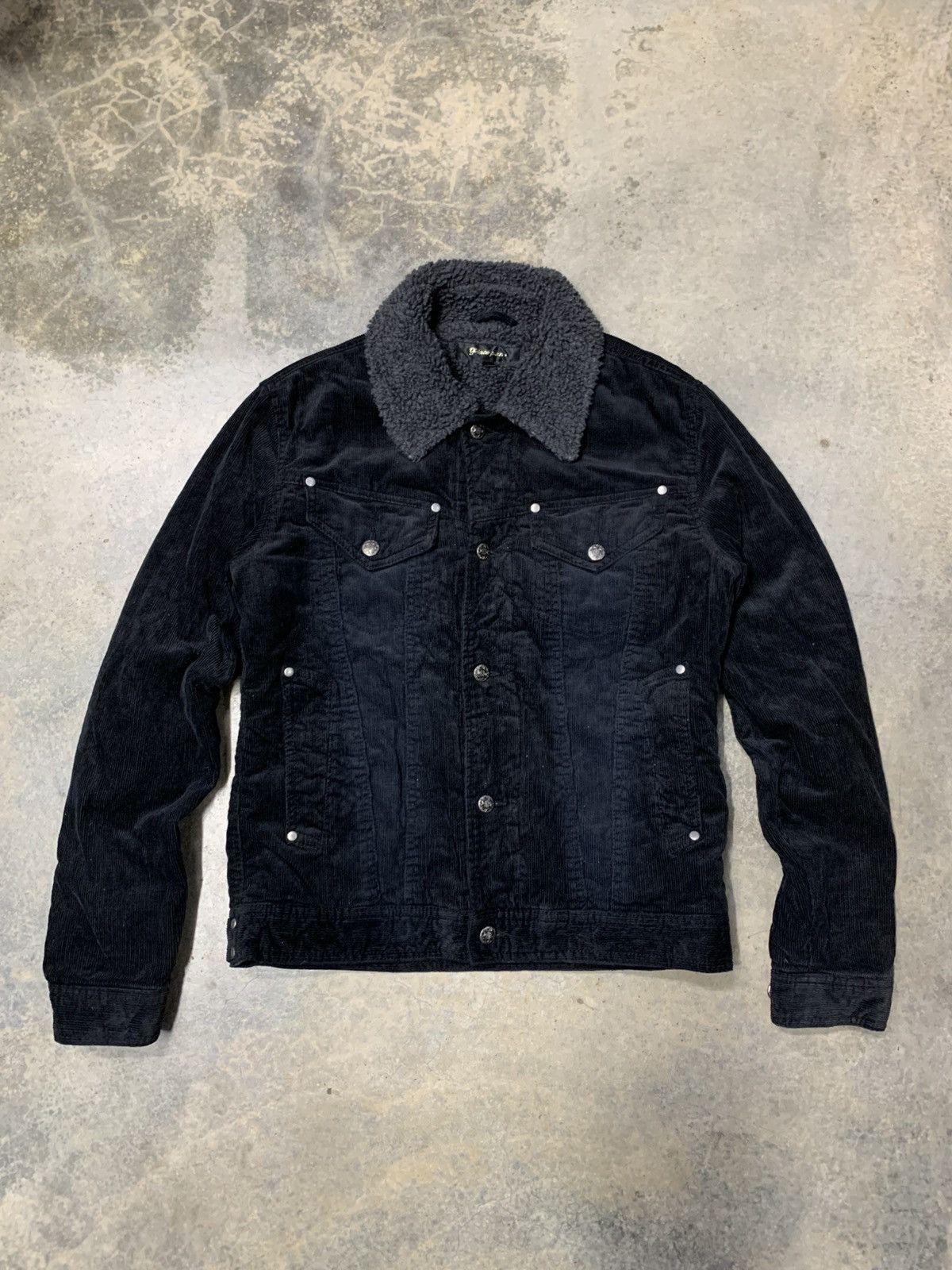 Japanese Brand Place Plan corduroy sherpa jacket LGB Style Size S / US 4 / IT 40 - 3 Thumbnail