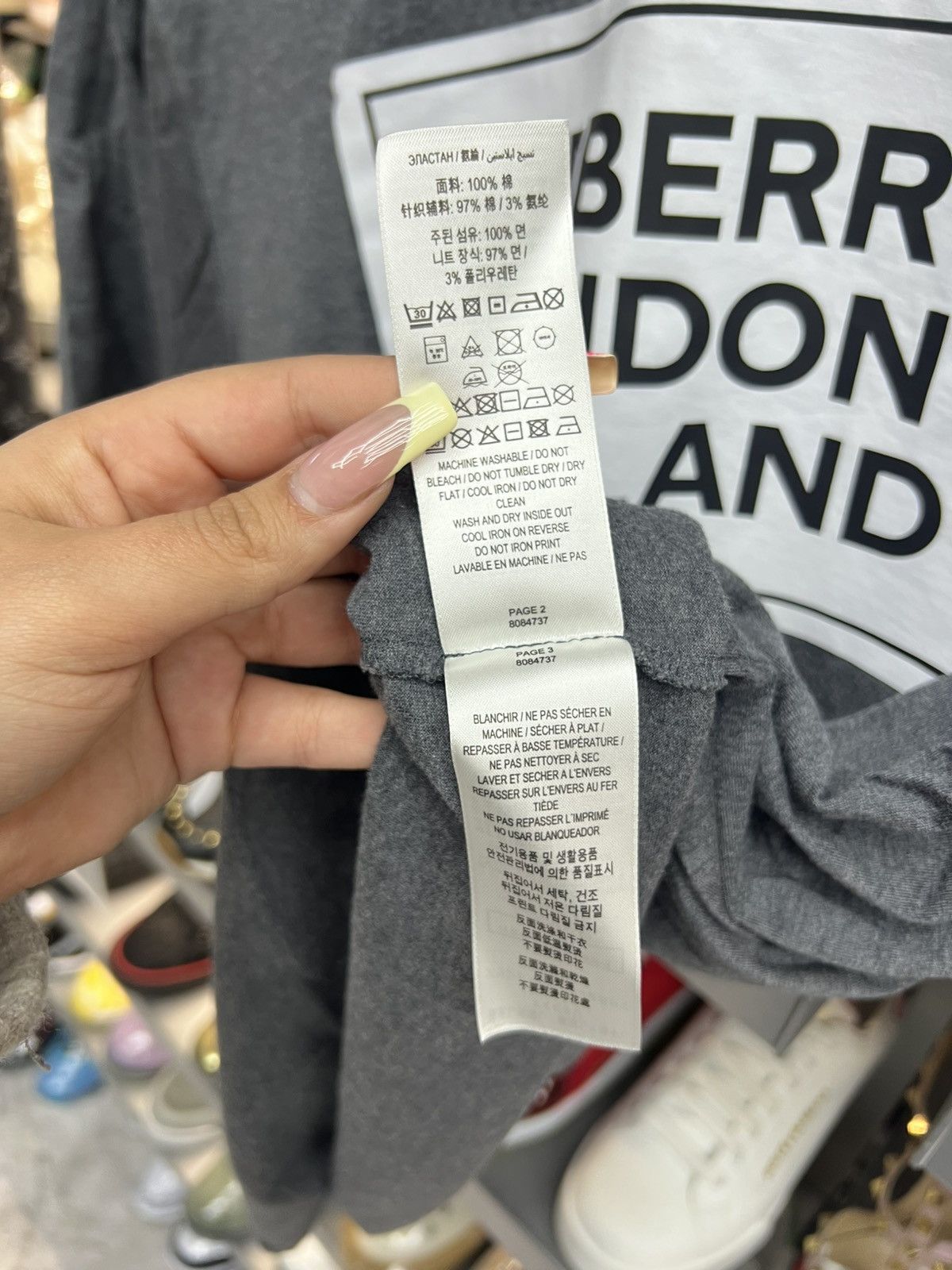 Burberry Burberry Dark Gray T-Shirt Size US M / EU 48-50 / 2 - 12 Thumbnail