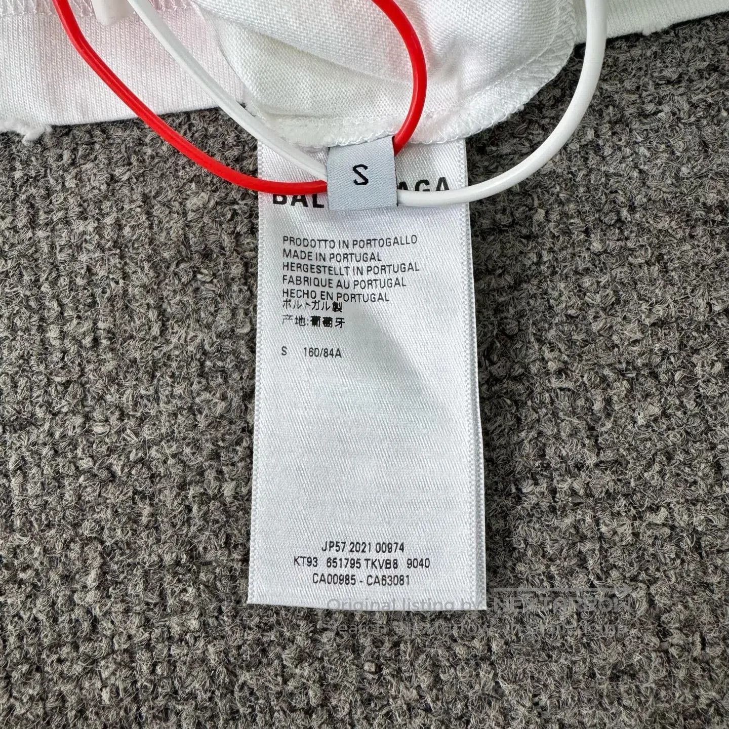 Balenciaga Balenciaga Damaged front chest logo short-sleeve T-shirt| Size US S / EU 44-46 / 1 - 6 Thumbnail