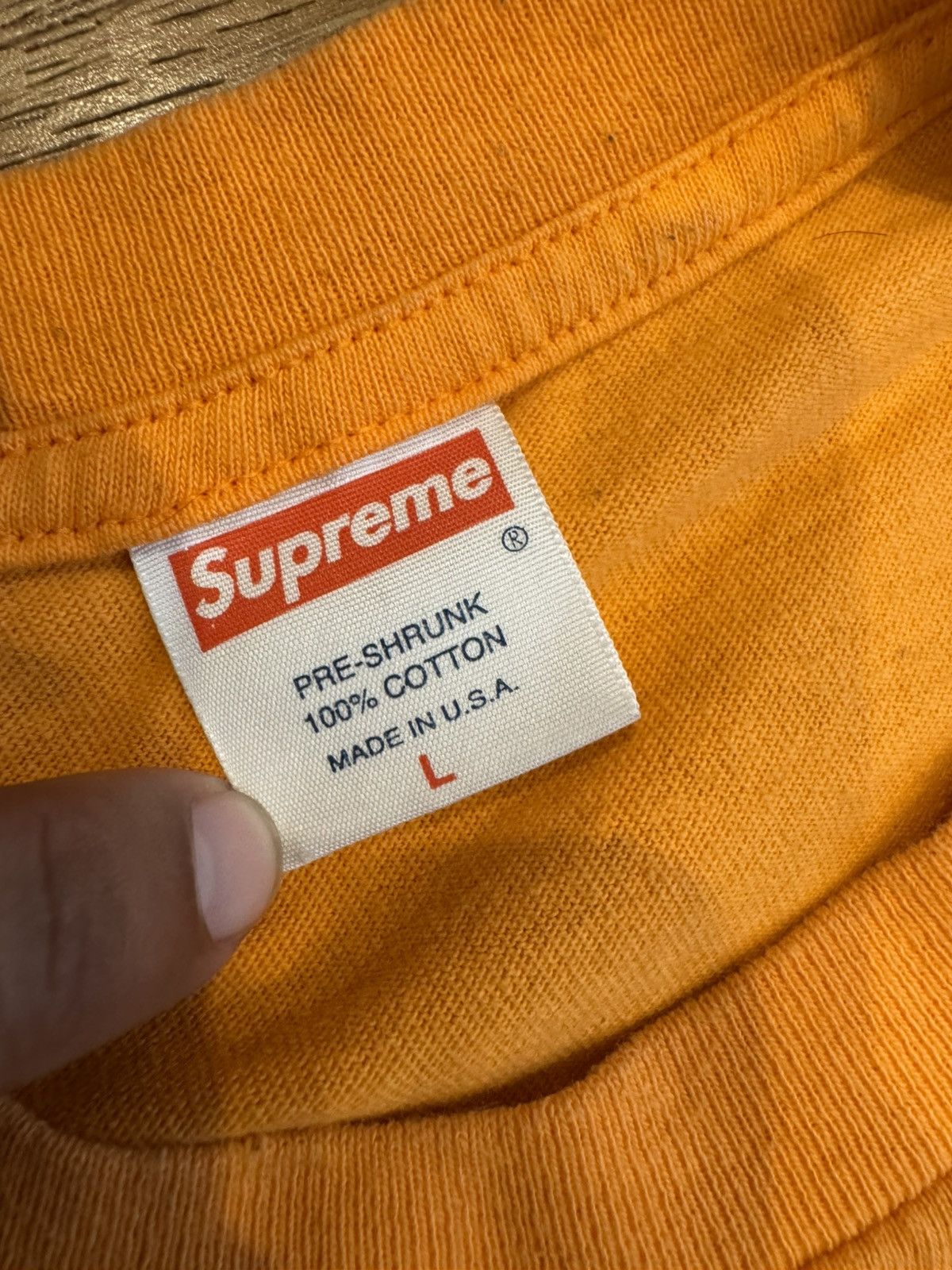 Supreme Supreme 2003 Tonal Orange Box Logo Size US L / EU 52-54 / 3 - 3 Thumbnail