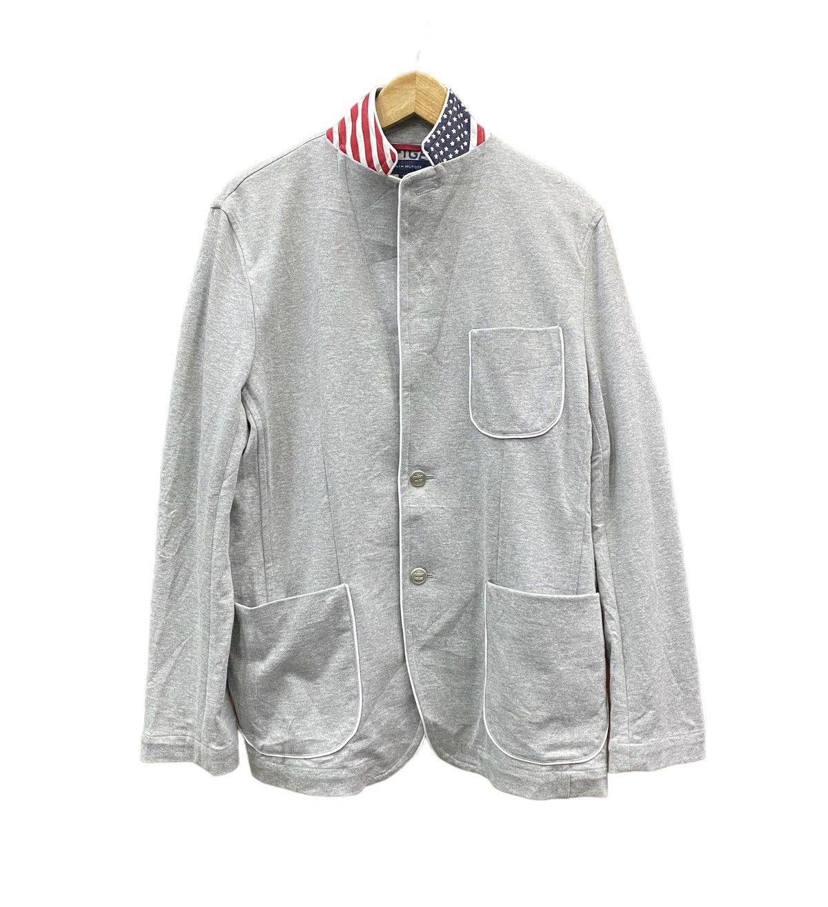 Tommy Hilfiger Vtg Tommy Hilfiger Button Cardigan (M) Size US L / EU 52-54 / 3 - 2 Thumbnail