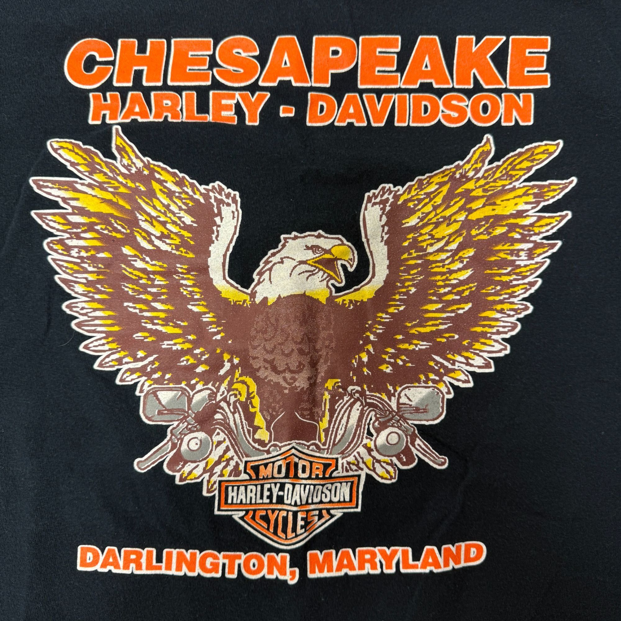 Harley Davidson H-D CHESAPEAKE Darlington Maryland Motorcycle Biker T Shirt Size US L / EU 52-54 / 3 - 1 Thumbnail
