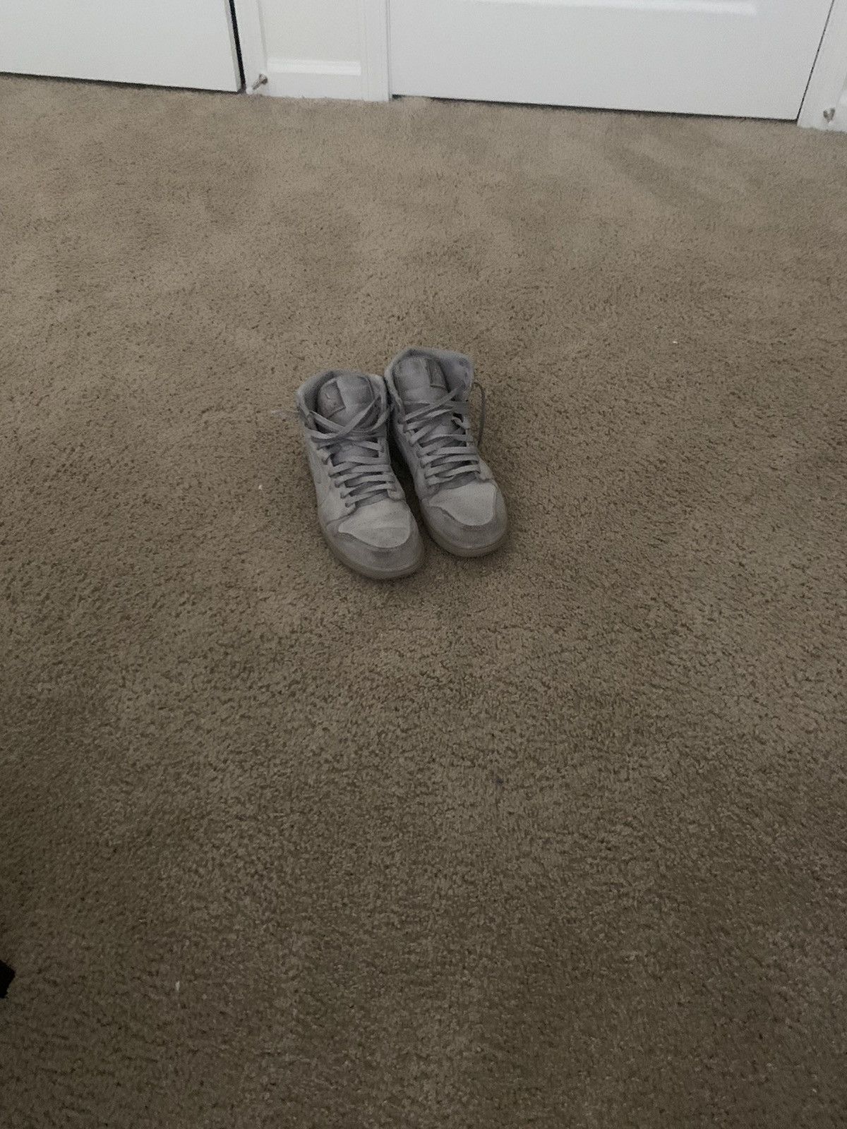 Jordan Brand × Nike × Vintage Air Jordan retro high gray suede Size US 8.5 / EU 41-42 - 5 Thumbnail