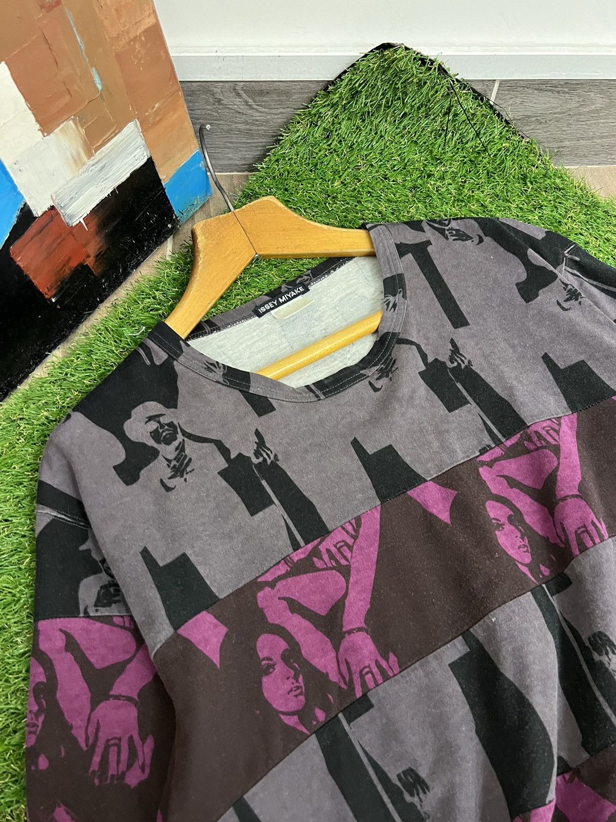 Issey Miyake Issey Miyake Men patchwork longsleeve avant garde y2k Size US XL / EU 56 / 4 - 6 Thumbnail