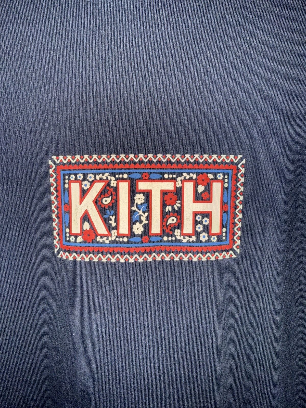 Kith Kith Navy Box Logo - Large Size US L / EU 52-54 / 3 - 2 Thumbnail