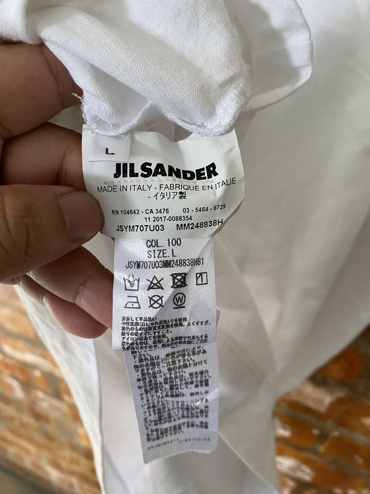 Jil Sander × Raf Simons SS17 Limited 144/200 Jil Sander Mario Sorennti tee Size US L / EU 52-54 / 3 - 9 Thumbnail