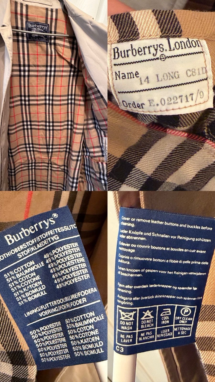 Burberry Prorsum Authentic Vintage Burberrys Trench Coat - Pristine Condition Size US L / EU 52-54 / 3 - 6 Thumbnail