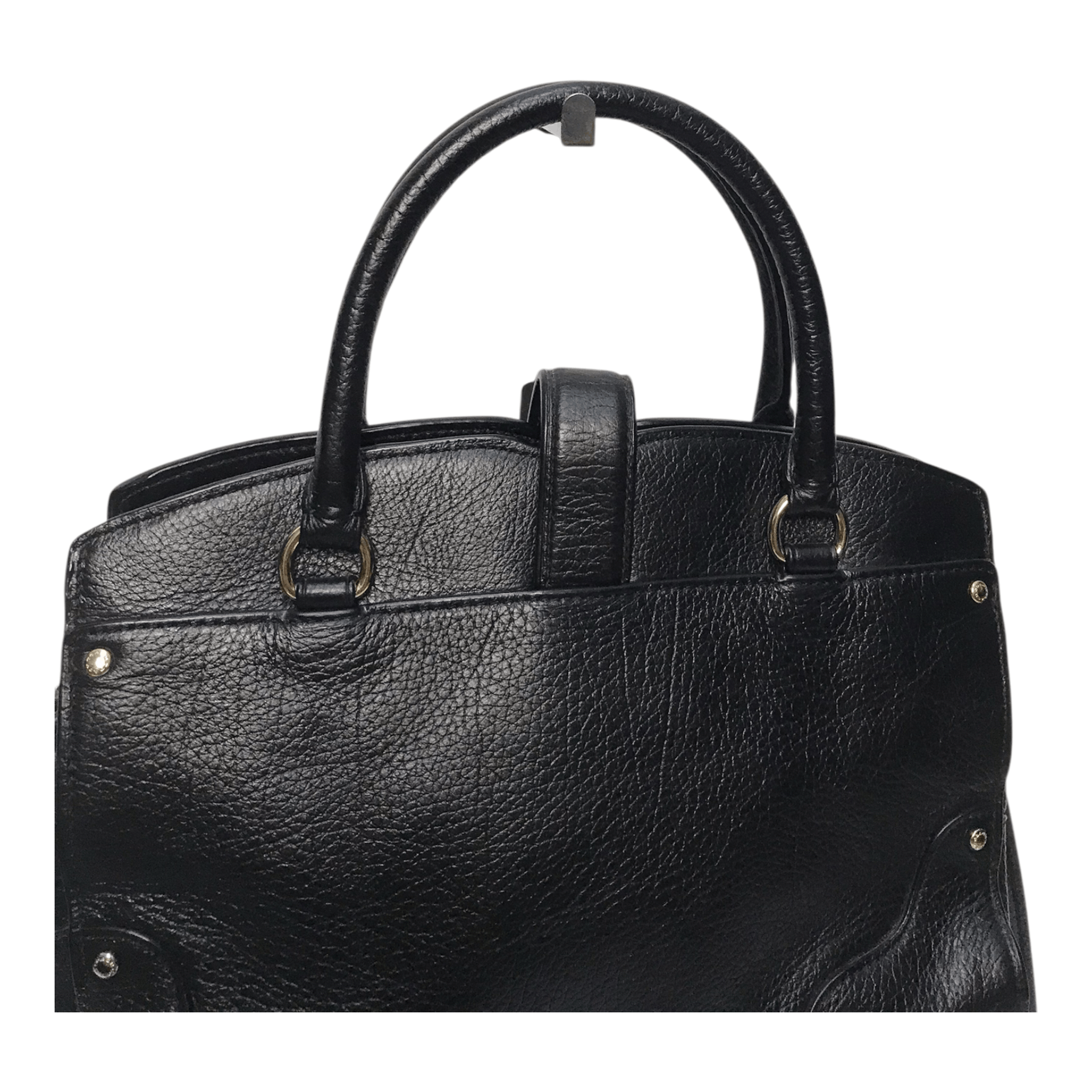 Coach Coach Leather Black Sling/Tote Bag Size ONE SIZE - 7 Thumbnail