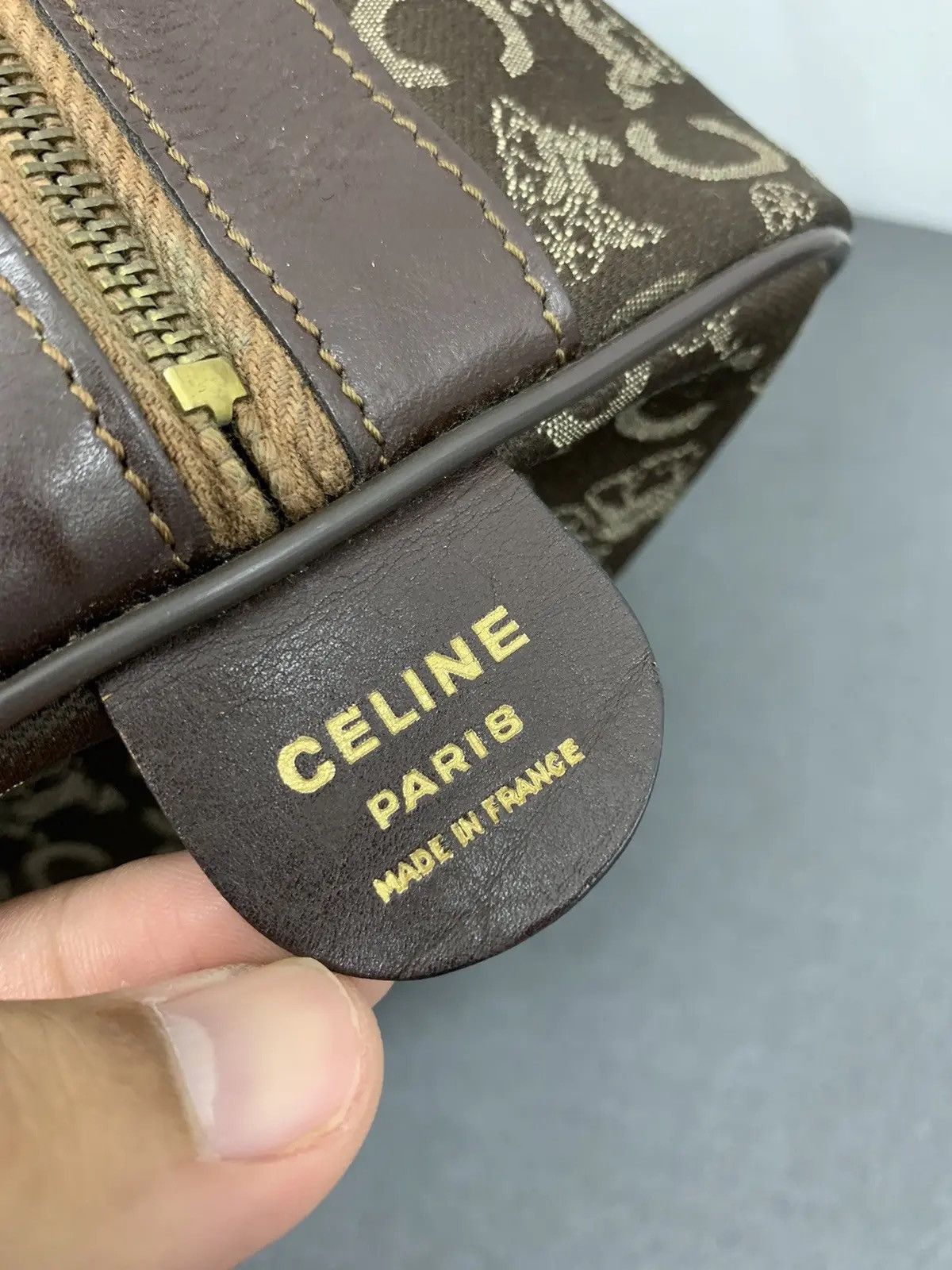 Celine Vintage Celine Monogram Handbag Size ONE SIZE - 5 Thumbnail