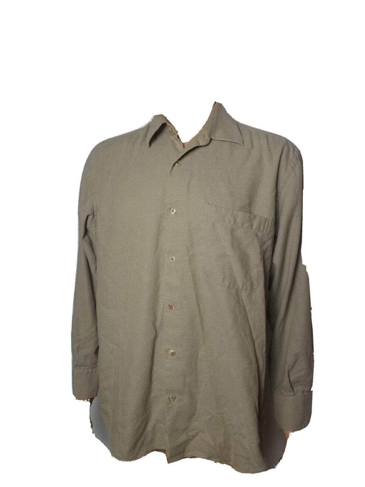Hart Schaffner Marx Hart Schaffner Marx Mens Button Up Shirt Made in Italy Size US M / EU 48-50 / 2 - 1 Thumbnail