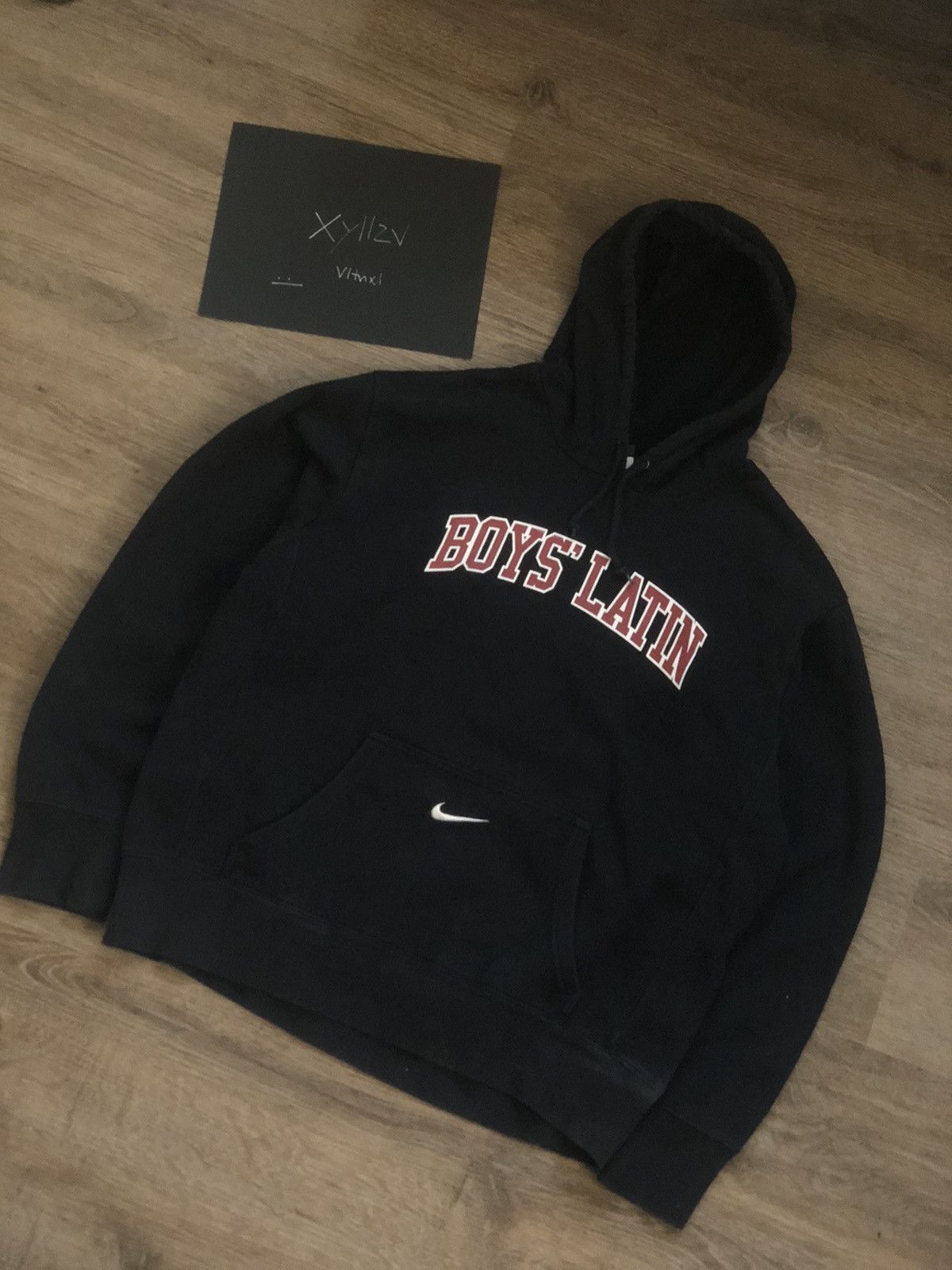 Nike Vintage Y2K Nike Center Swoosh Hoodie Size US L / EU 52-54 / 3 - 1 Thumbnail