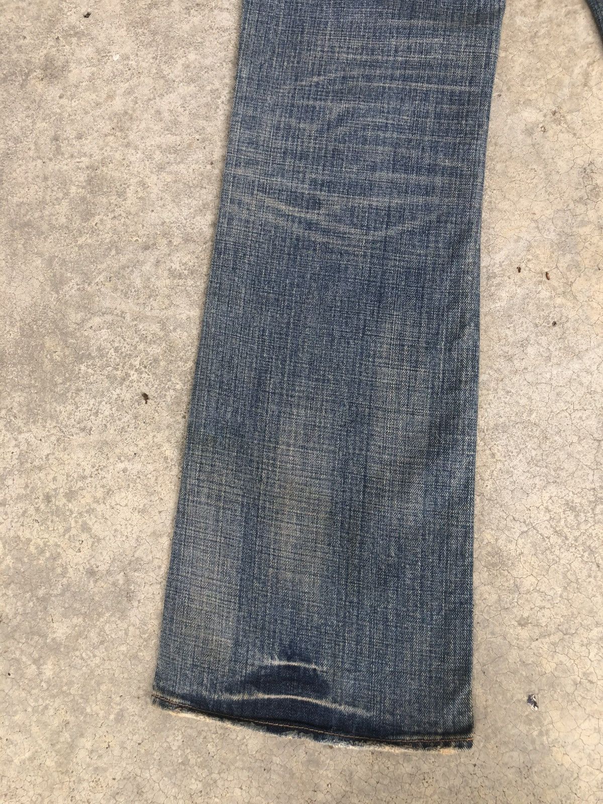 If Six Was Nine Japanese GLHEART Flared Jeans Bootcut Mud Wash Distressed Size US 33 - 8 Thumbnail