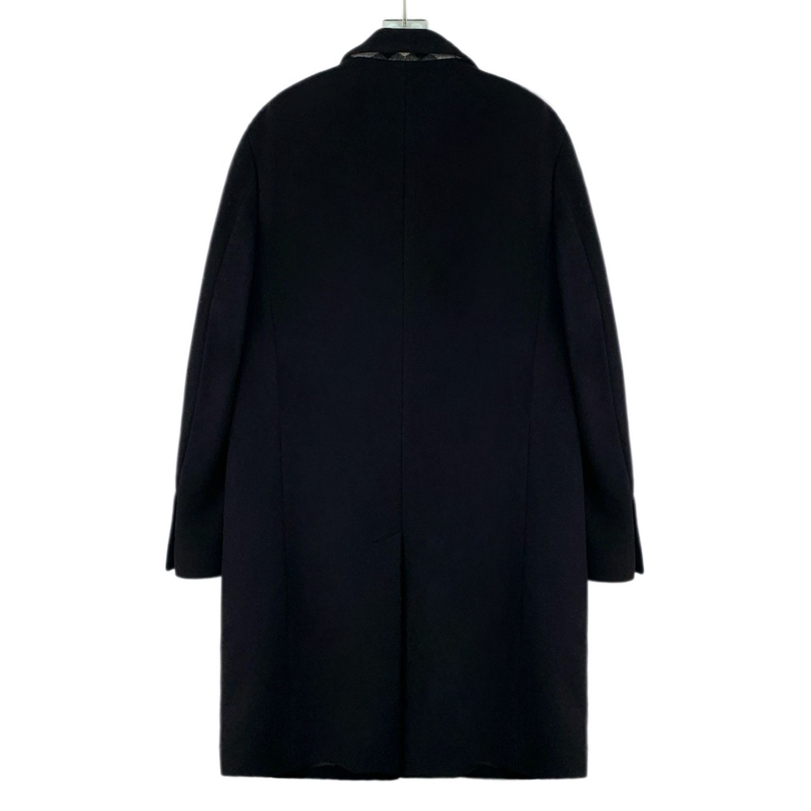 Burberry Burberry Wool Overcoat Black (52) Size XXL / US 16-18 / IT 52-54 - 2 Thumbnail