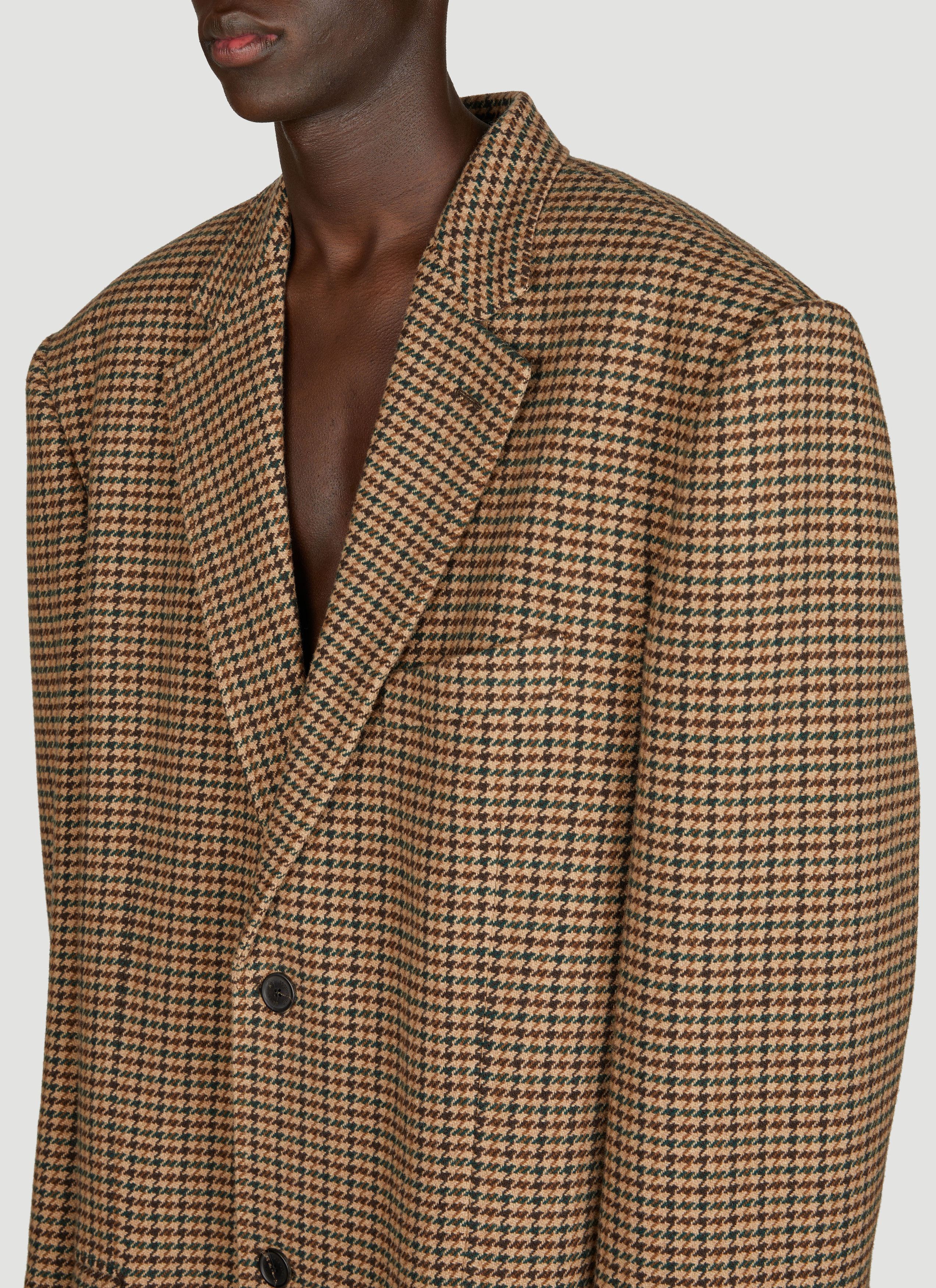 Balenciaga o1tr1nto1125 Oversized Coat in Multicolor Size US S / EU 44-46 / 1 - 6 Thumbnail