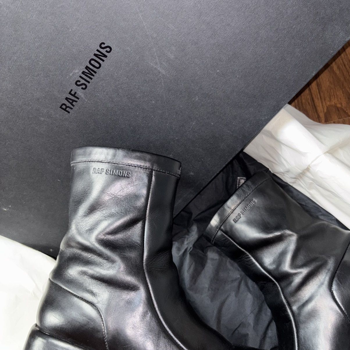 Raf Simons Raf Simons AW22-23 Avant-Garde Platform Ankle Boots Size US 9 / IT 39 - 10 Thumbnail