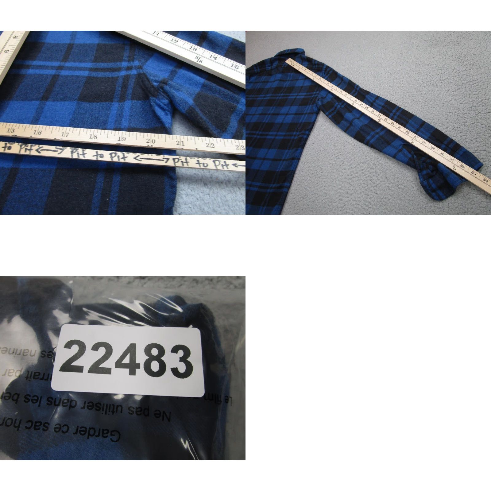 J.Crew J Crew Shirt Mens Medium Blue Plaid Flannel Long Sleeve Button Front Casual Size US M / EU 48-50 / 2 - 8 Thumbnail