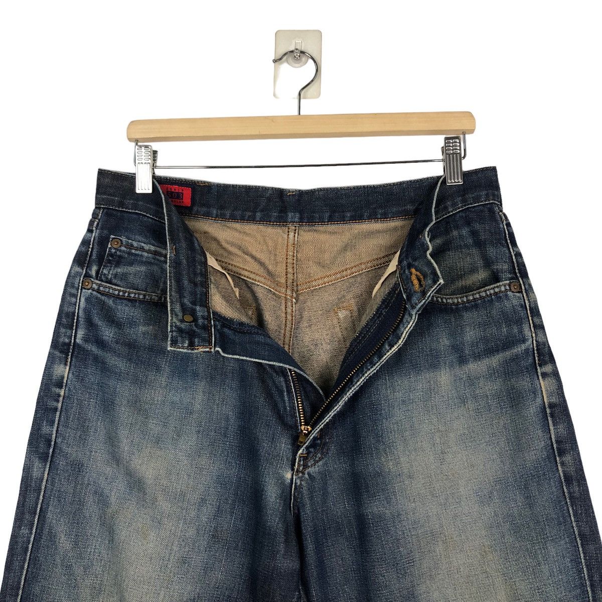 Edwin 🔥Vintage Edwin 503 Denim Jeans Flare Issey Miyake Size US 32 / EU 48 - 17 Thumbnail