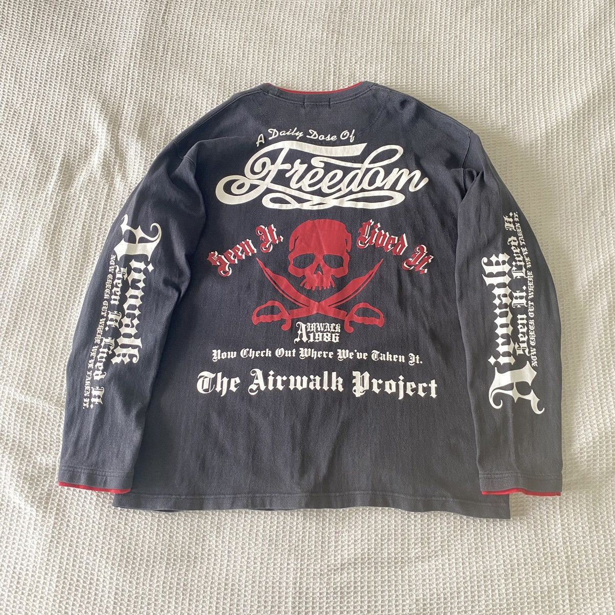 Airwalk Thrashed Faded Vintage Airwalk Embroidered ERD GRUNGE OG Size US XL / EU 56 / 4 - 1 Thumbnail