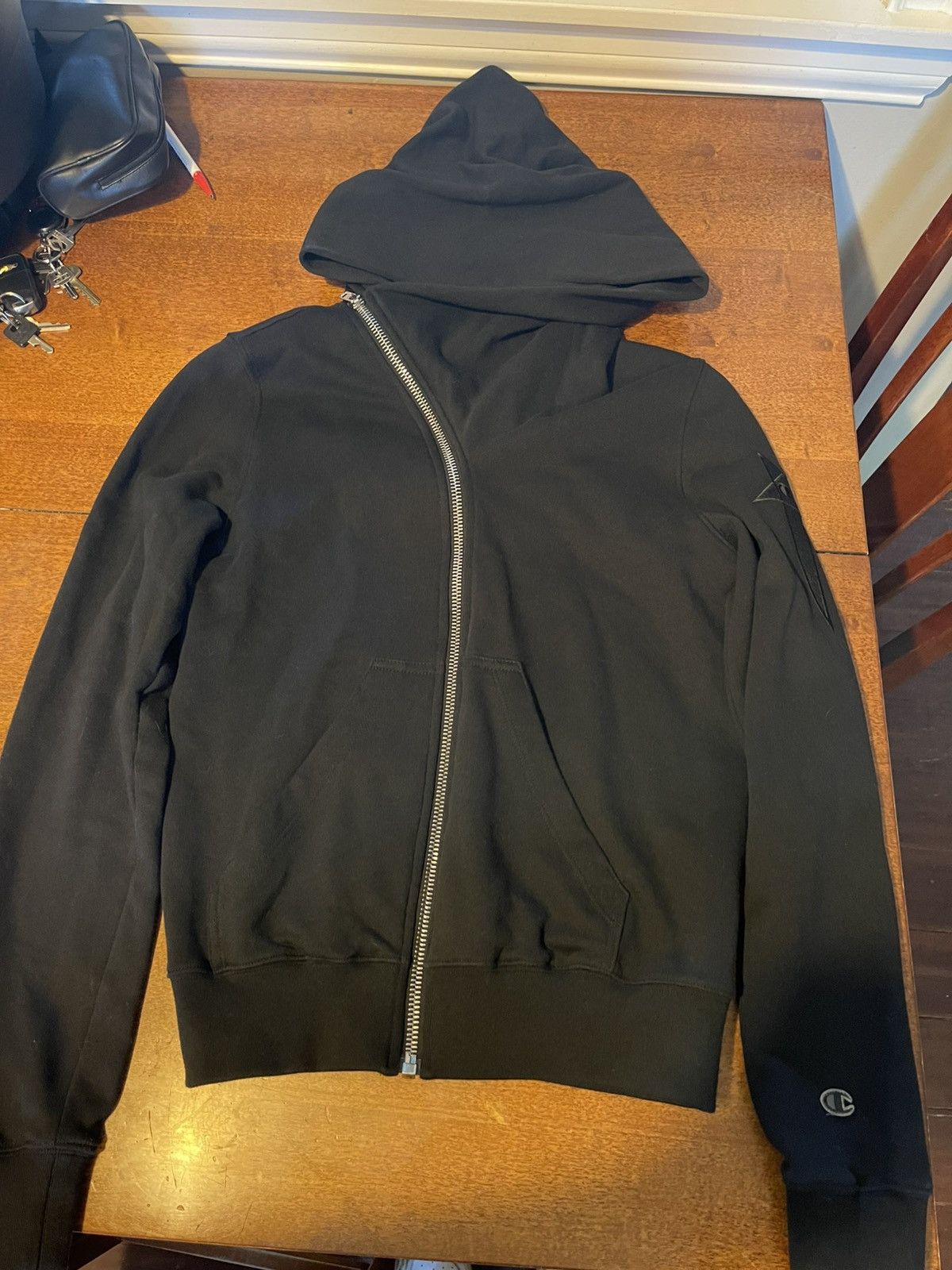 Rick Owens Champion Hoodie | Grailed