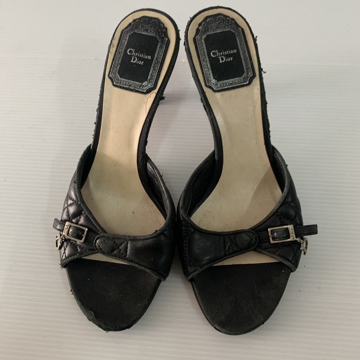 Dior Dior Leather Heels Size US 5.5 / IT 35.5 - 1 Thumbnail
