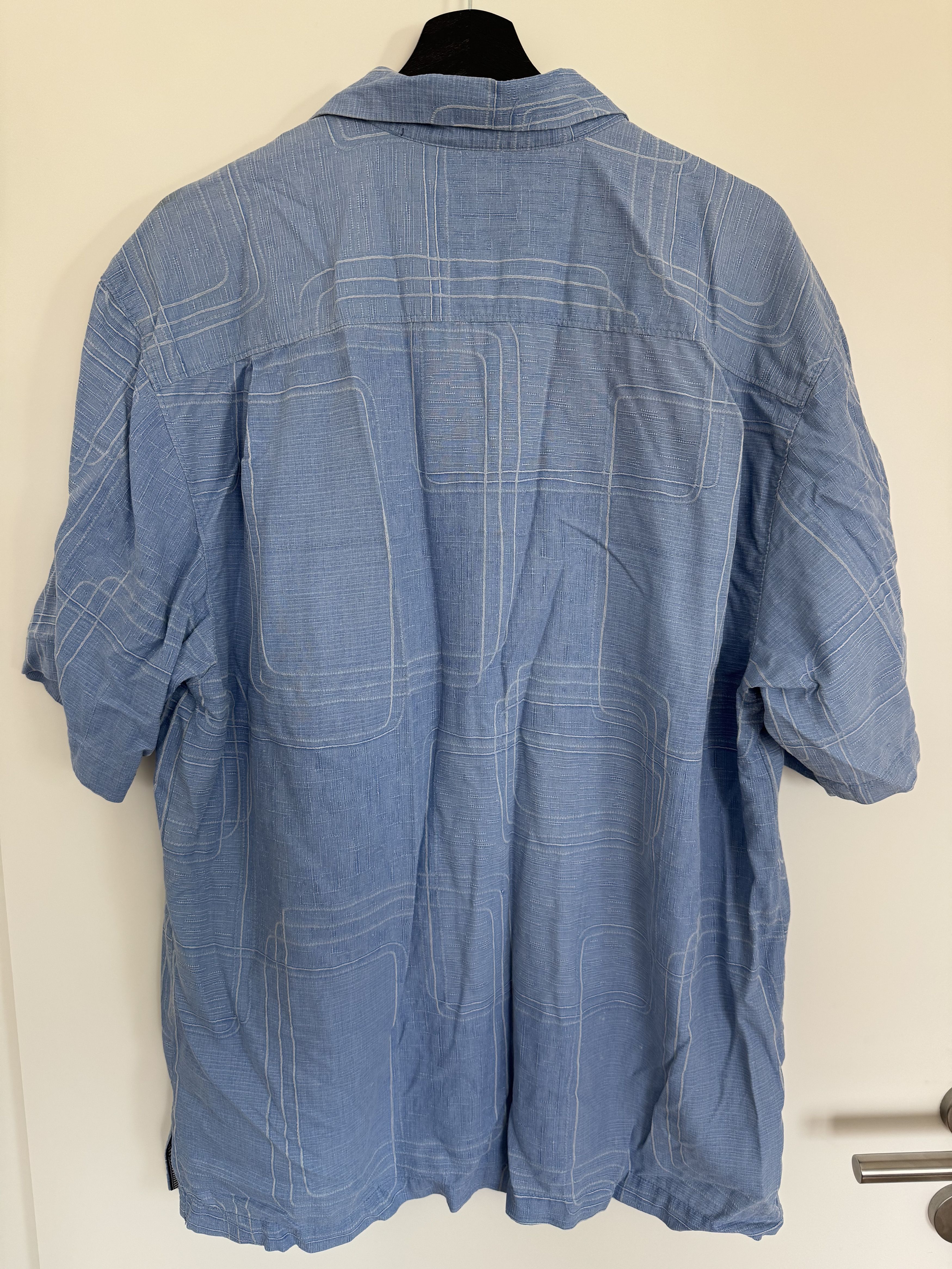 Tommy Bahama Silk Tommy Bahama steel blue geometric shirt L Size US L / EU 52-54 / 3 - 2 Thumbnail