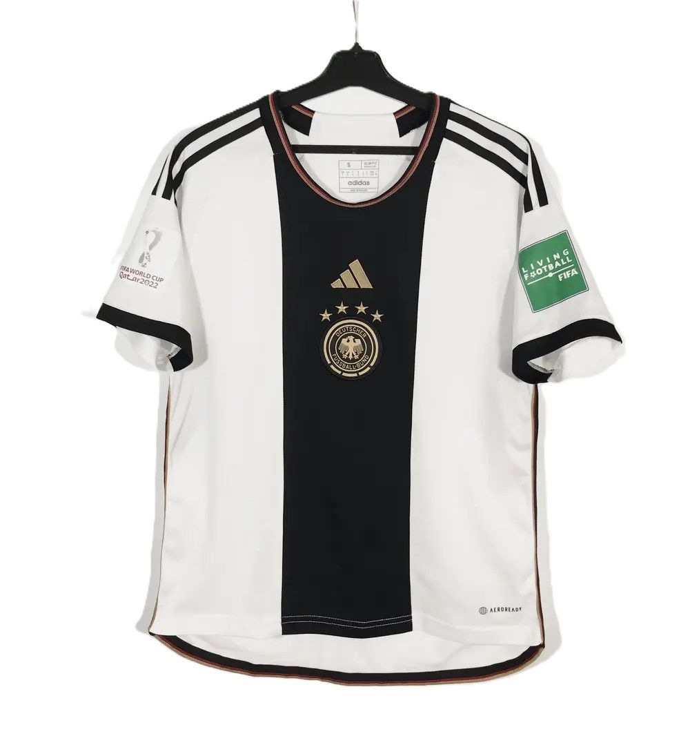 Adidas Germany 2022 - 2024 Home Football Adidas T-shirt Size US S / EU 44-46 / 1 - 1 Thumbnail