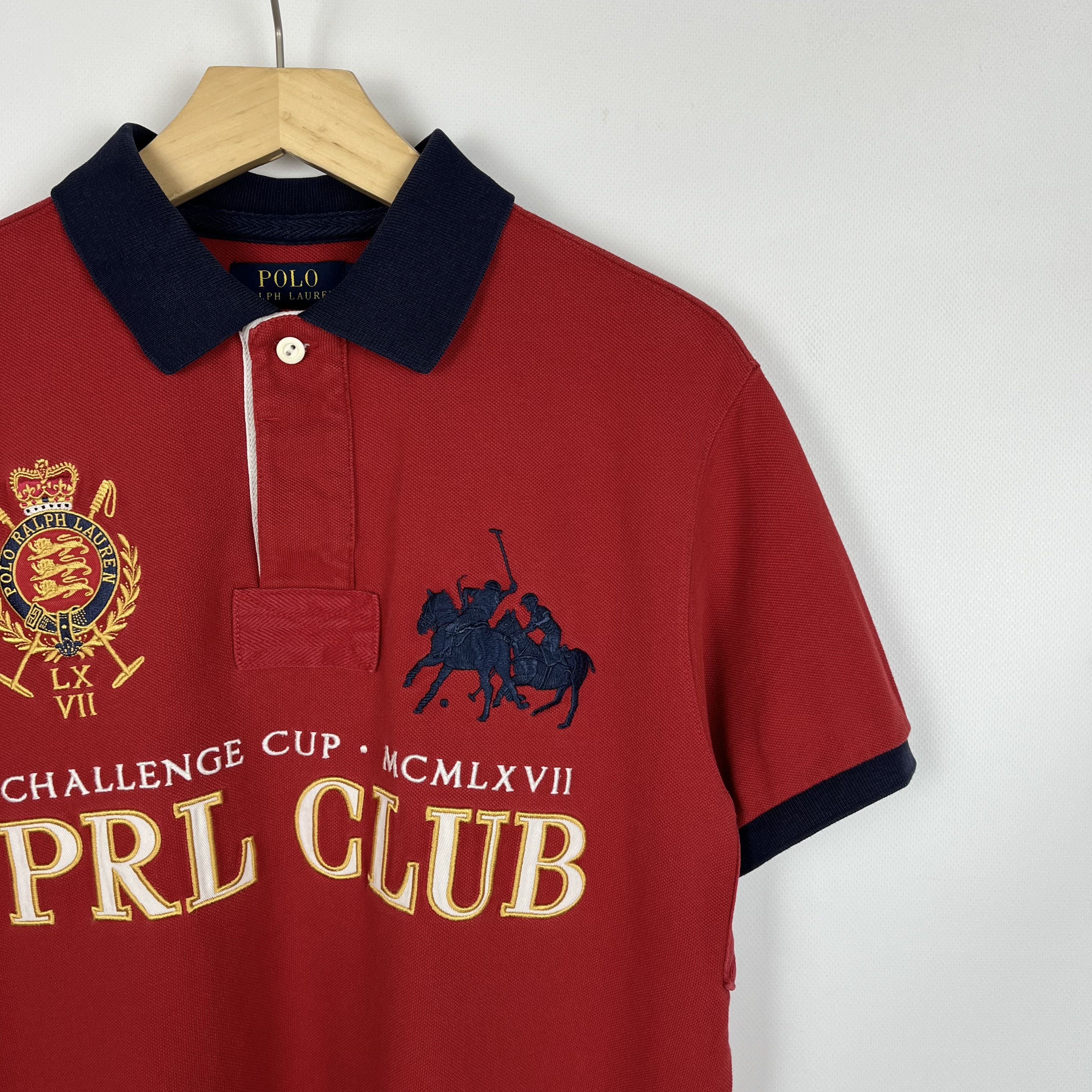 Polo Ralph Lauren Vintage Polo Ralph Lauren Big Logo Polo Shirt 90’s Size US M / EU 48-50 / 2 - 2 Thumbnail