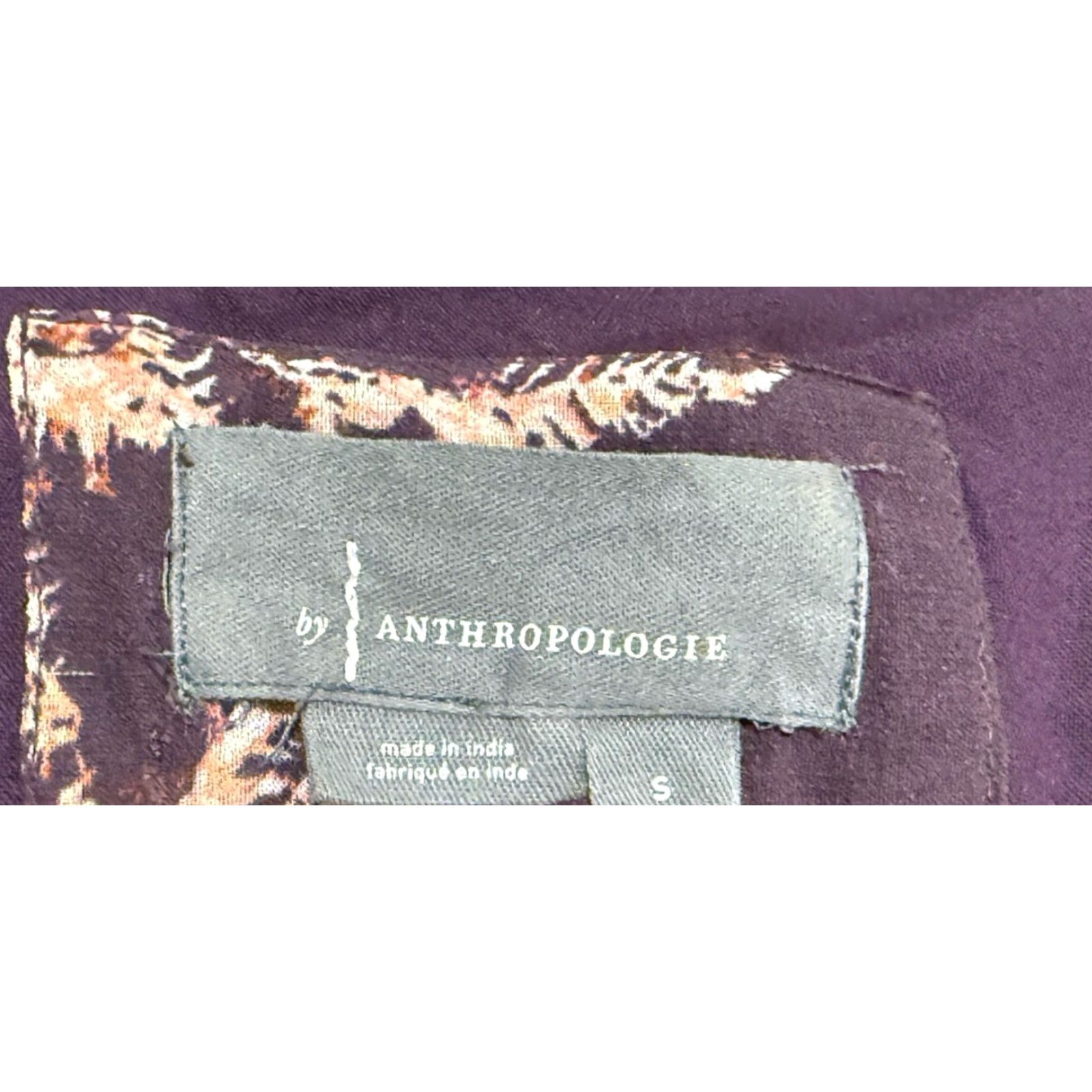 Anthropologie Anthropologie Somerset Purple Floral Chiffon Maxi Dress | Dress | Women’s Size S | Purple | V-Neck | Short Sleeve | Viscose Chiffon Size S / US 4 / IT 40 - 7 Thumbnail