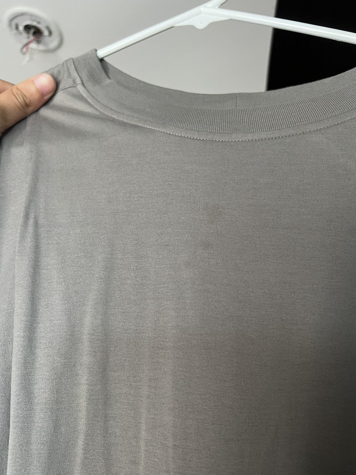 Rick Owens Rick Owens Grey Champion Edition Toga T-Shirt Size US L / EU 52-54 / 3 - 7 Thumbnail
