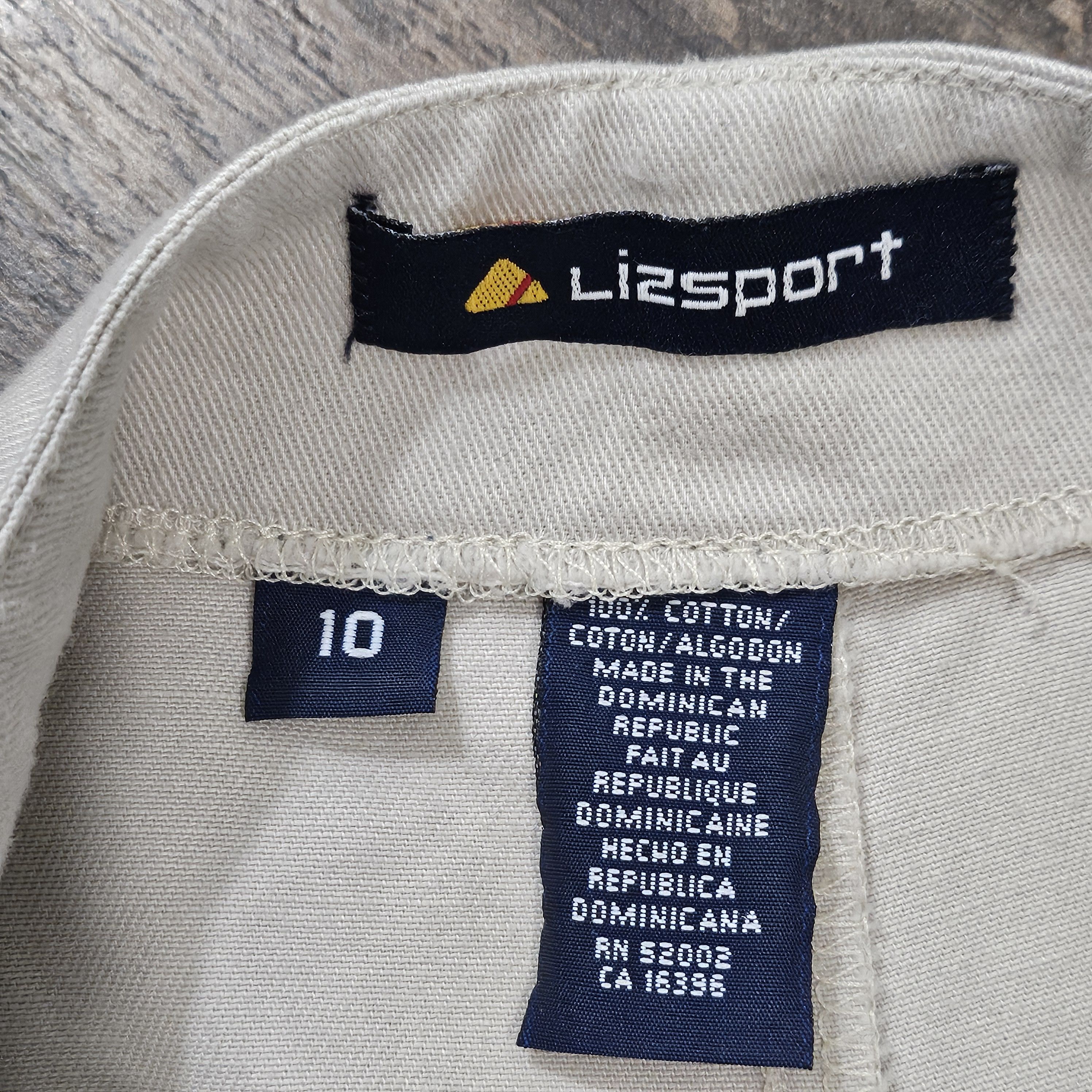 Vintage Vintage 80s Lizsport Mini High-Waist Skort Wrap Size 28" / US 6 / IT 42 - 5 Thumbnail