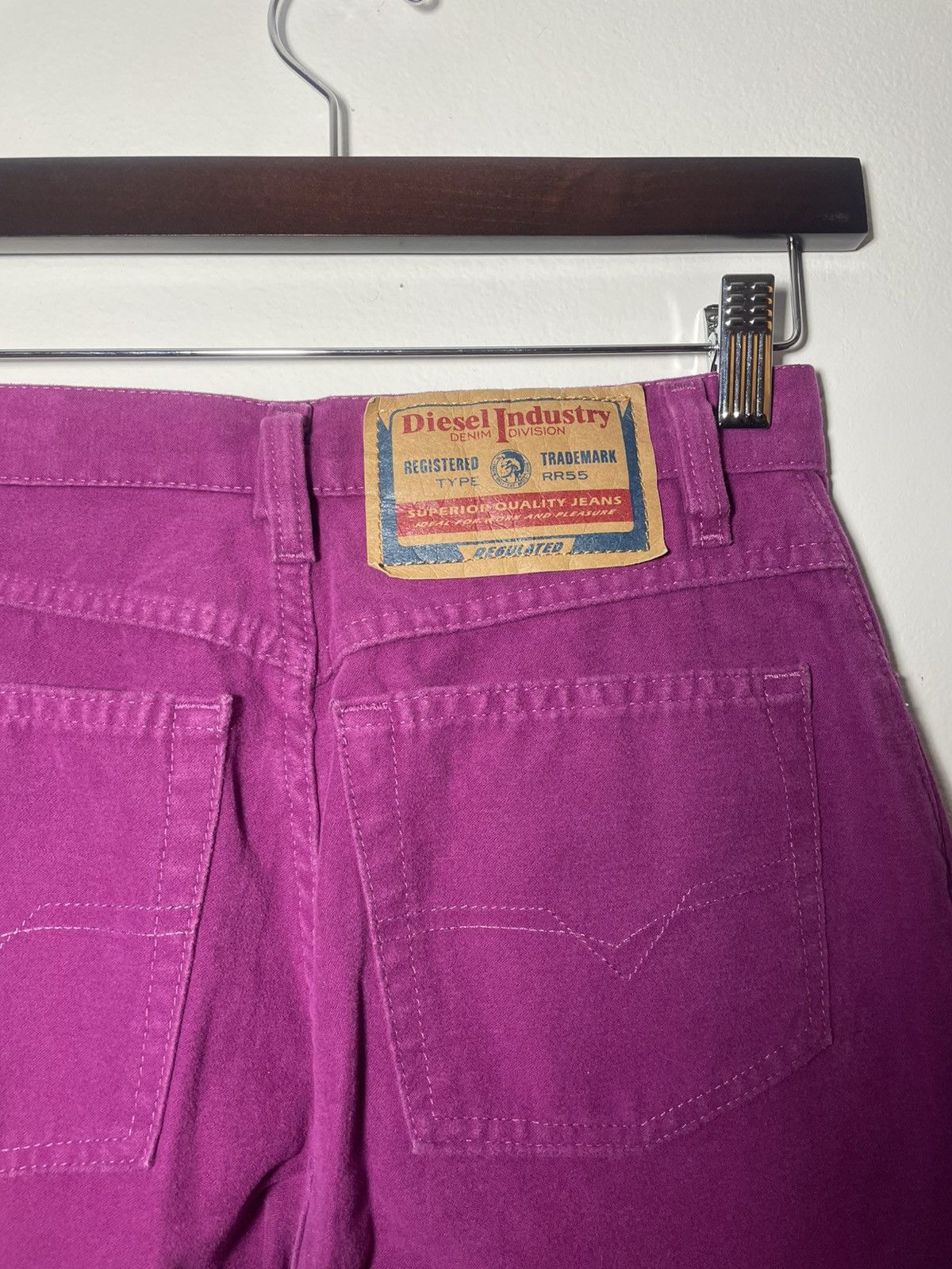 Diesel Diesel Industry Line Vintage Magenta Pants Size 26" / US 2 / IT 38 - 4 Thumbnail