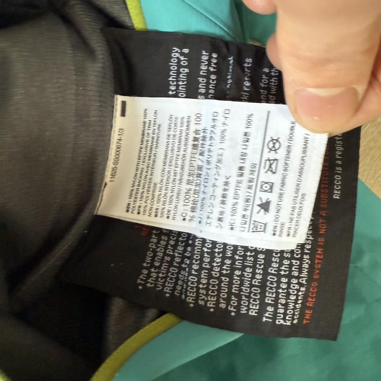 Arc'teryx Arcteryx Goretex Turquise Jacket Hooded Size S / US 4 / IT 40 - 7 Thumbnail