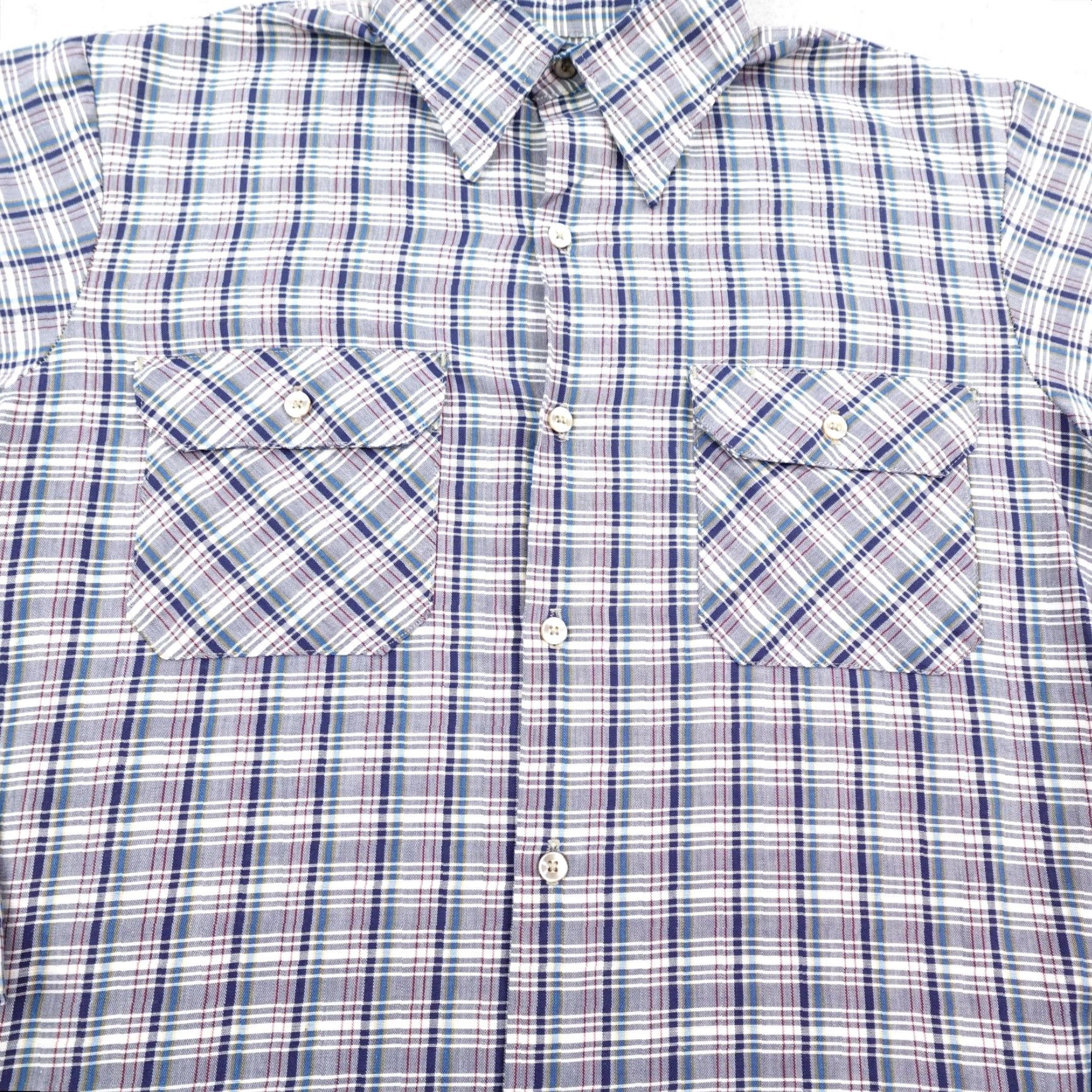 Vintage VINTAGE Big Mac Shirt Mens M Blue White Plaid JC Penney Button Up 80s Shirt Mens Blue White Plaid JC Penney Button Up 80s Size US M / EU 48-50 / 2 - 3 Thumbnail