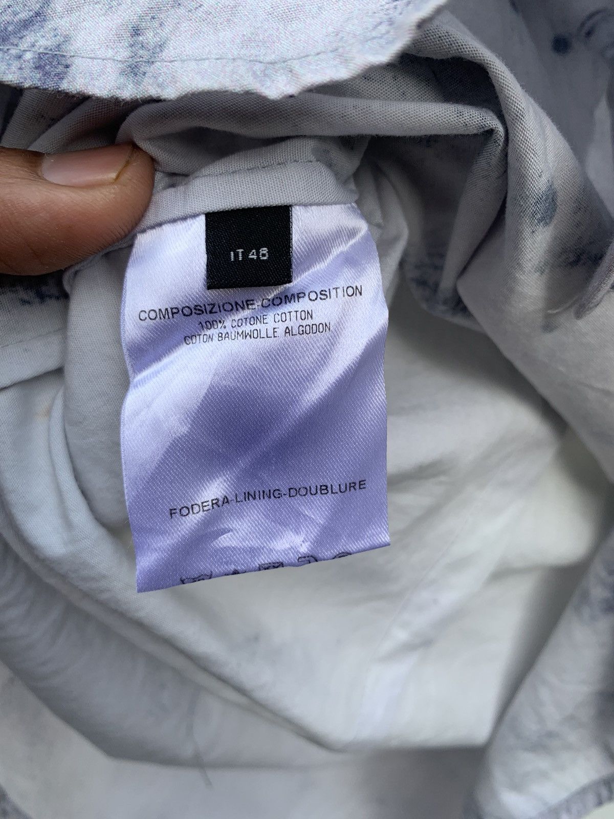 Alexander McQueen Alexander Mcqueen all over print button up shirt Size US M / EU 48-50 / 2 - 8 Thumbnail
